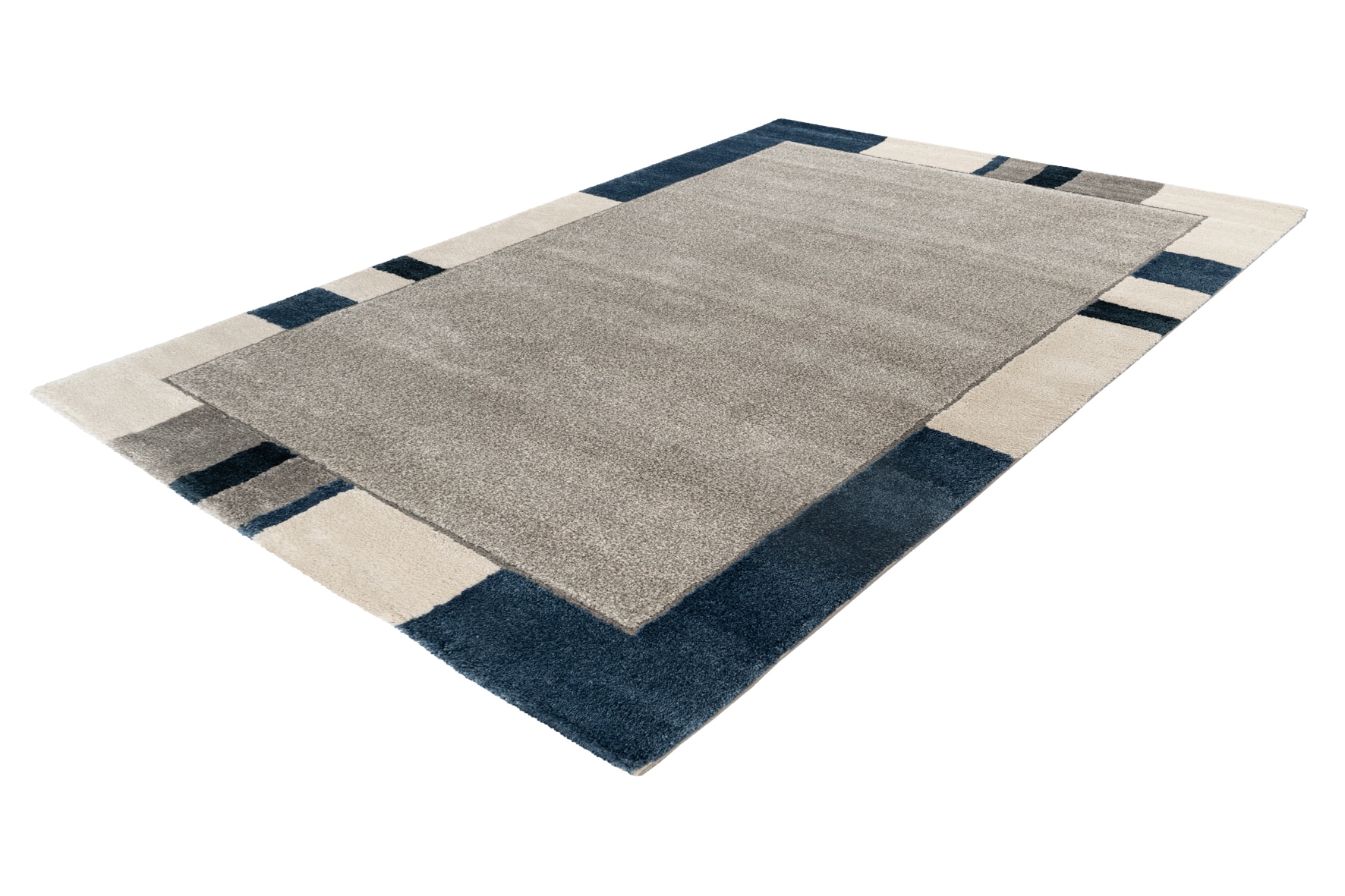 Obsession Tapis »My Frisco 281« Rectangulaire 12 mm Höhe Uni Farben, mit moderner Bordüre, Wohnzimmer, Schlafzimmer
