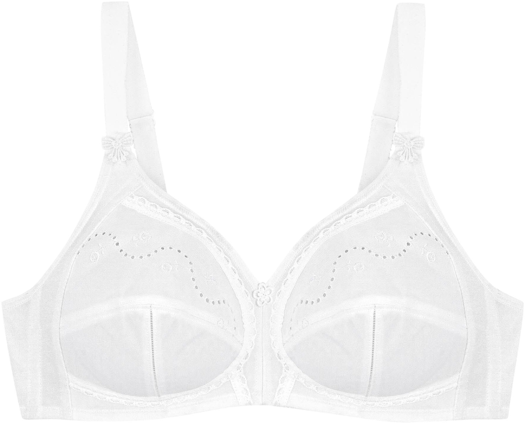 Triumph Bügelloser BH »Doreen + Cotton 01 N«, Klassiker mit Lochstickerei