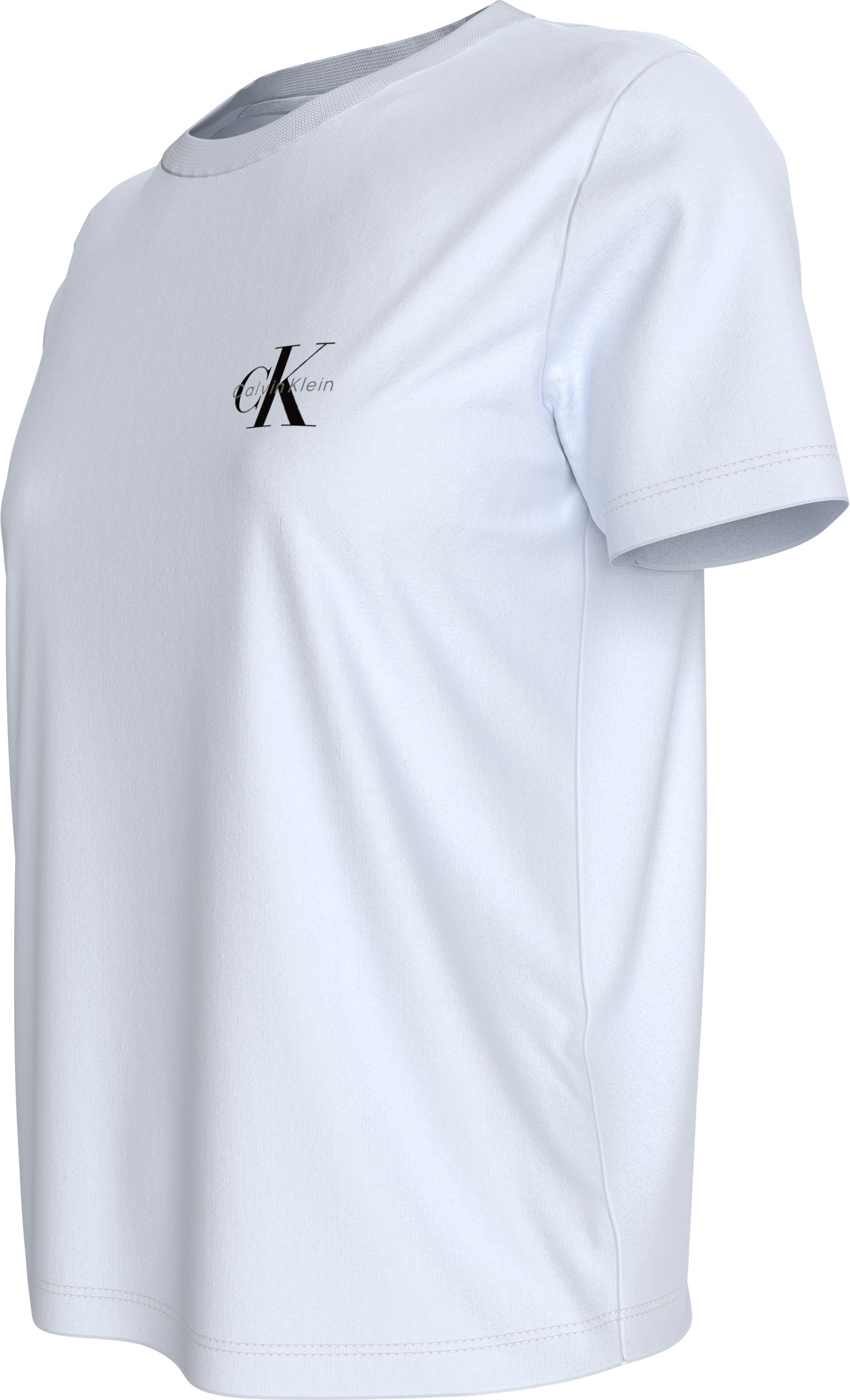 Calvin Klein Jeans T-Shirt »A- Logo CN 2 Pack Tee«, (Packung, 2er-Pack), Mit Rundhalsausschnitt