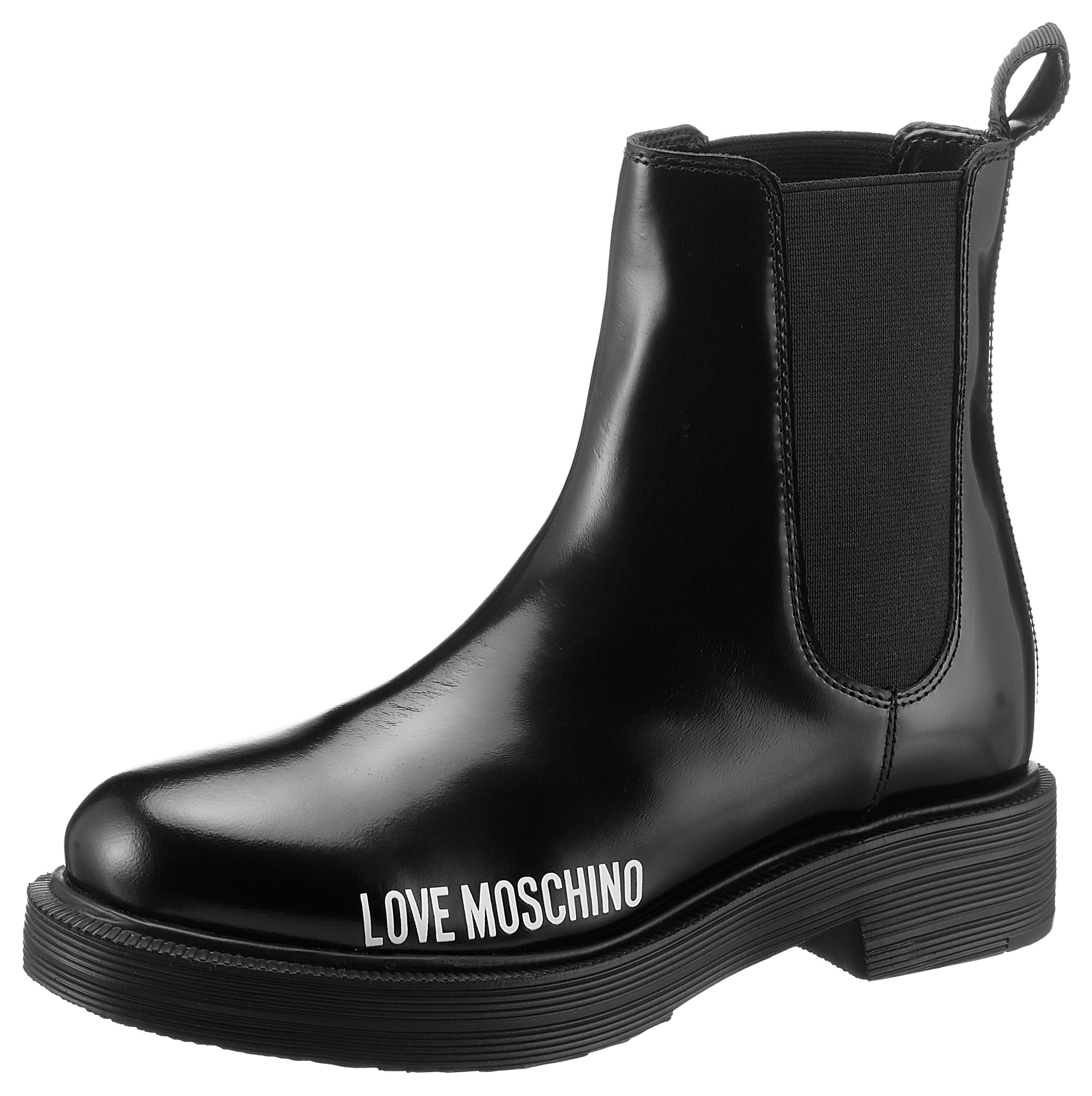 Image of LOVE MOSCHINO Chelseaboots, mit beidseitigem Stretcheinsatz bei Ackermann Versand Schweiz