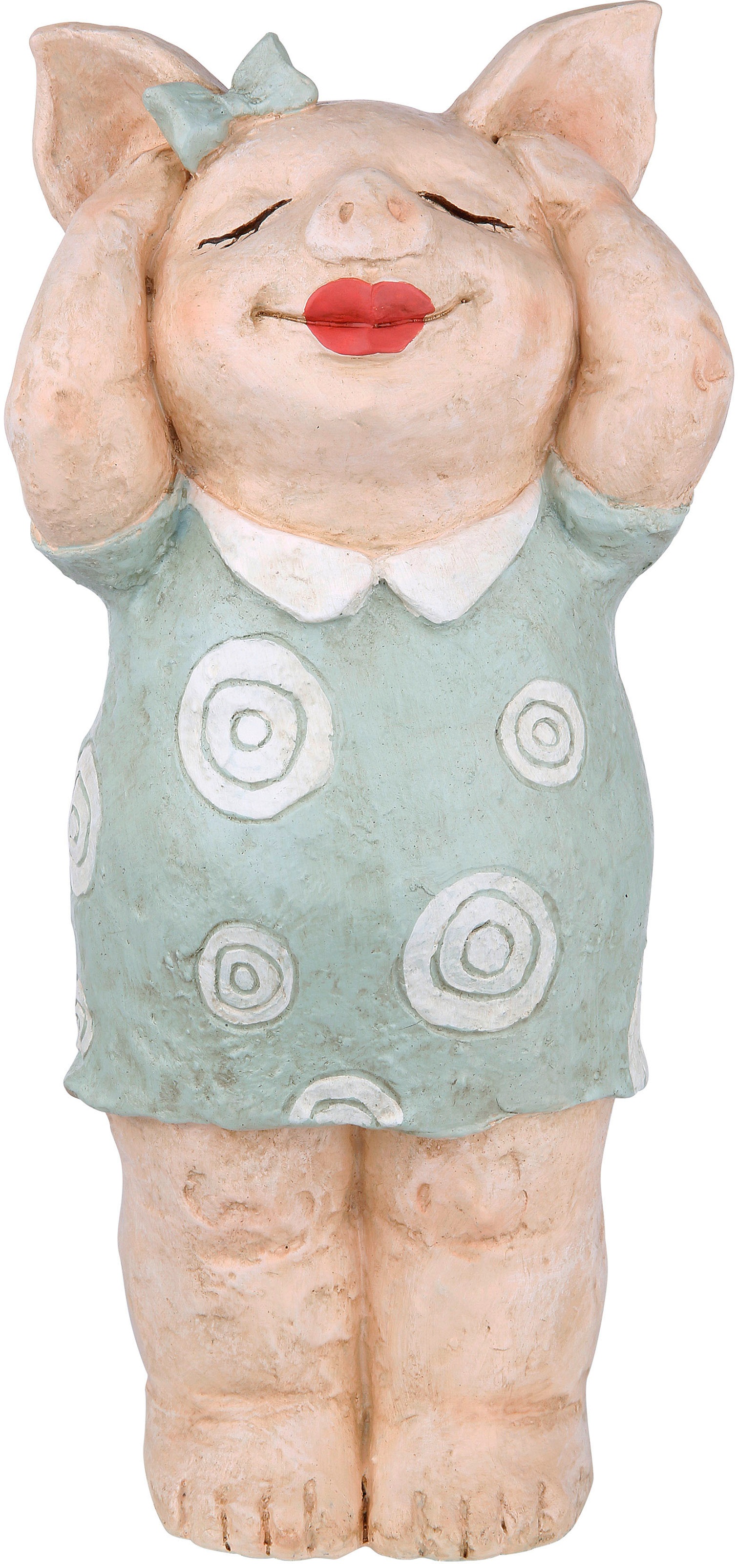 Image of GILDE Dekofigur »Schwein Rosalie Nichts hören«, (1 St.), Dekoobjekt, Tierfigur, Höhe 33 cm, Wohnzimmer bei Ackermann Versand Schweiz