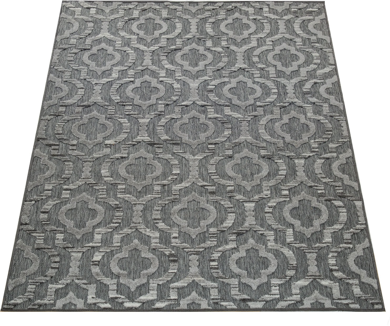 Image of Paco Home Teppich "Stilo 861" rechteckig 12 mm Höhe Kurzflor, 3D-Design, In- und Outdoor geeignet, Wohnzimmer