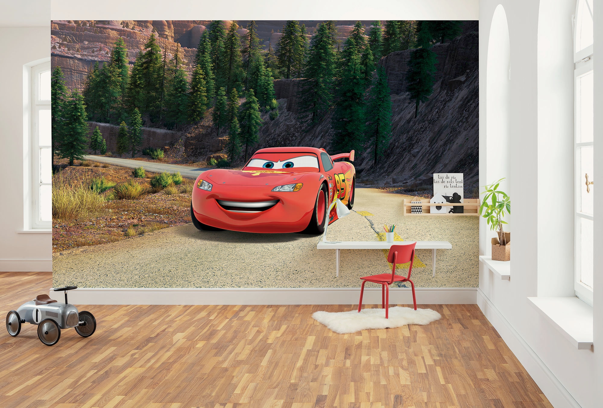 Image of Komar Kindertapete "Disney and Pixar Cars Every Road has a Story" bedruckt glatt