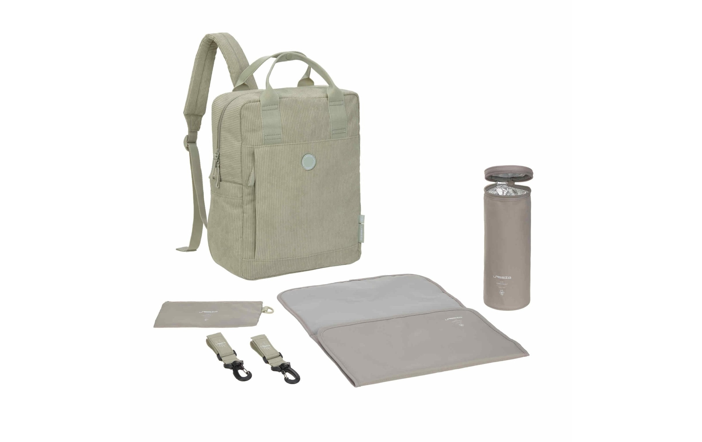 LÄSSIG Wickelrucksack »Vividal Cord«