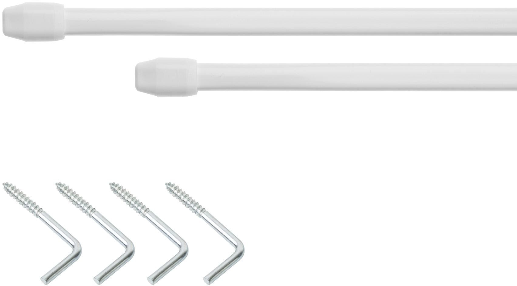 Image of LICHTBLICK ORIGINAL Gardinenstange "Vitrage" Ø 11 mm 1 läufig-läufig Fixmass