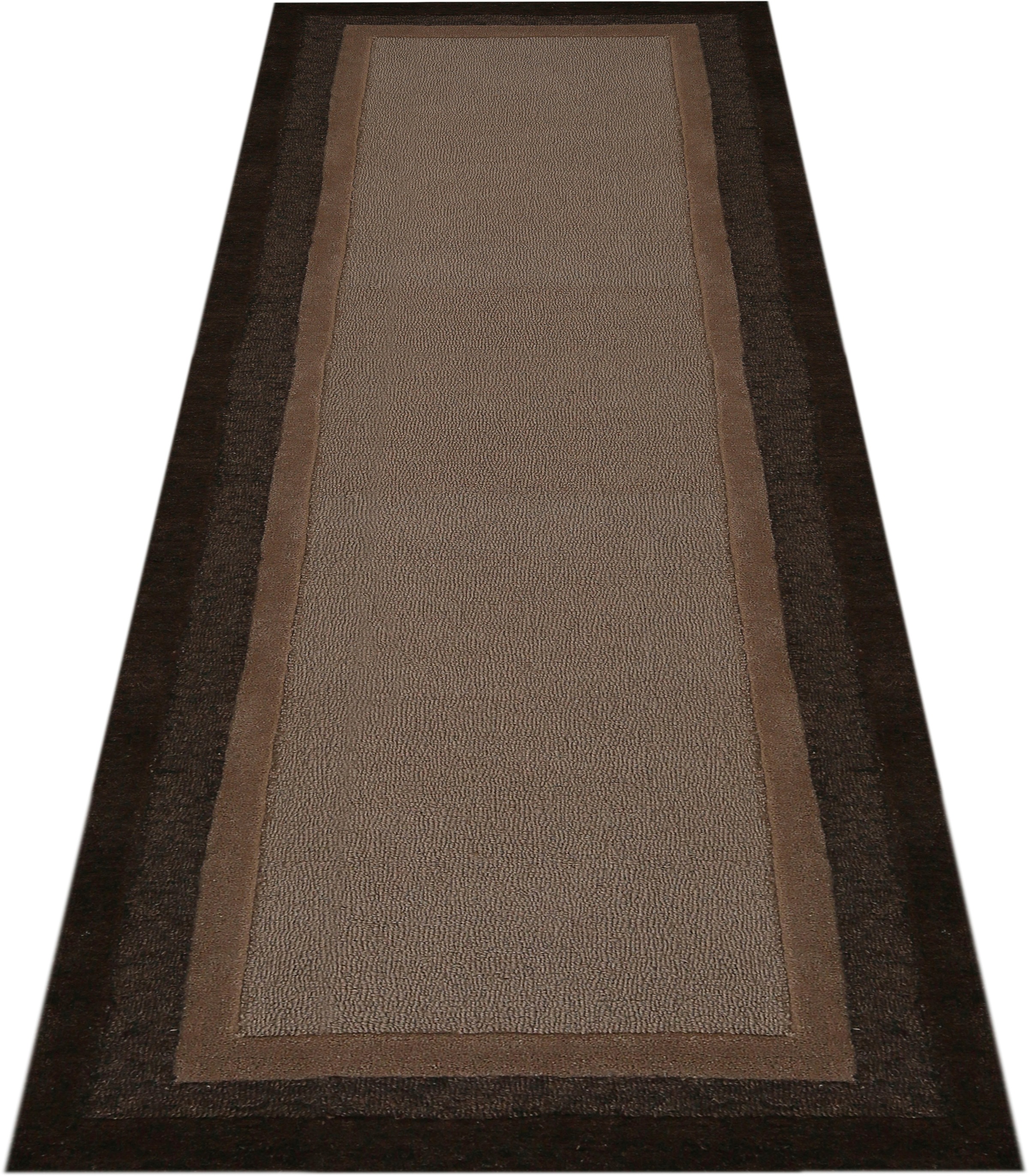 Image of DELAVITA Läufer »Savanah«, rechteckig, 20 mm Höhe, Teppich-Läufer, Teppichläufer, Brücke, reine Wolle, Kurzflor, weiche Haptik, idealer Teppich für Wohnzimmer, Schlafzimmer, Diele/Flur bei Ackermann Versand Schweiz