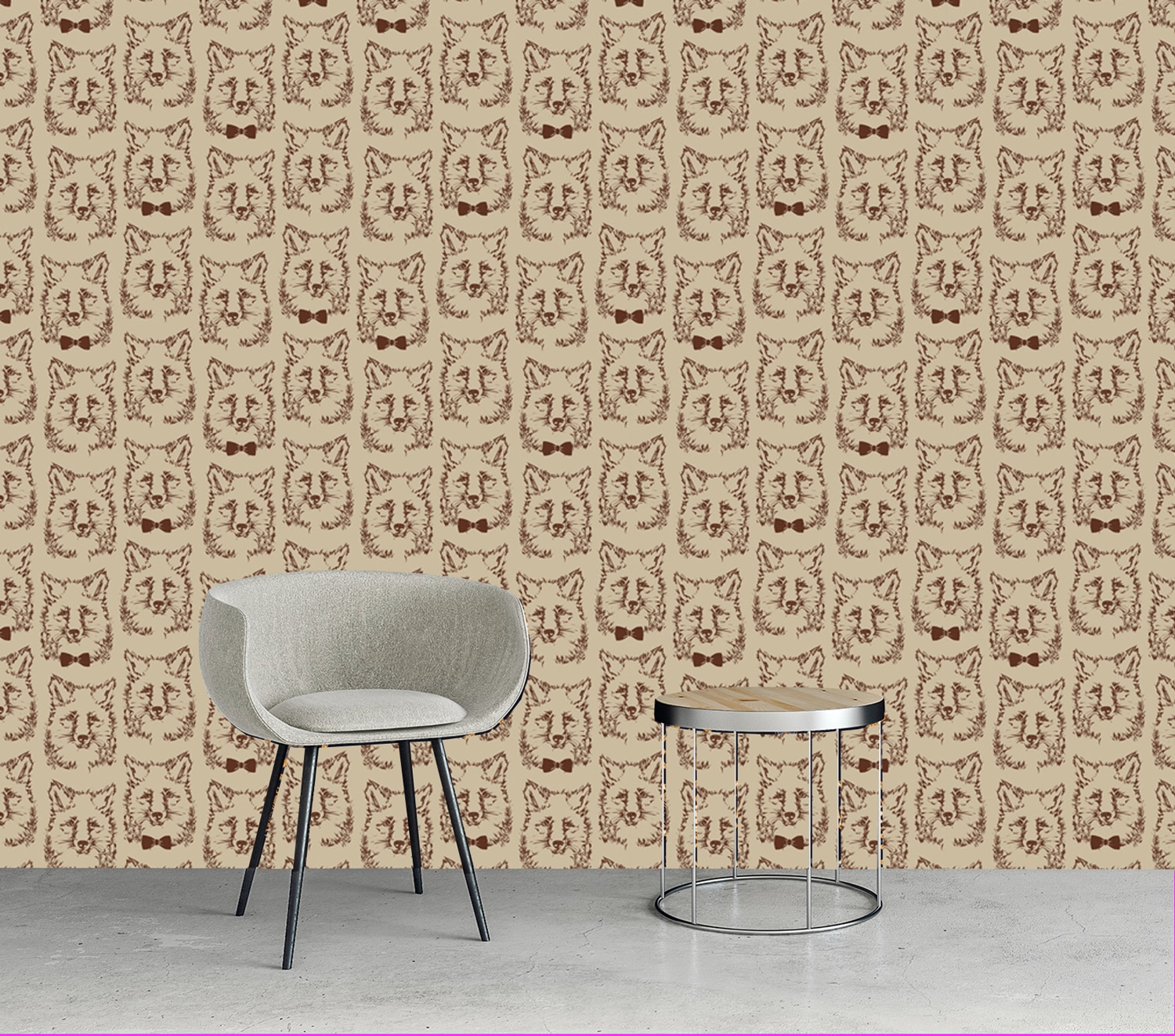 queence Vinyltapete »Owen«, animal print-Fellimitat-Motiv-bedruckt-Reptilienprägung-tropisch, 90x250cm, selbstklebend, kinderleichte Anbringung, Sticker