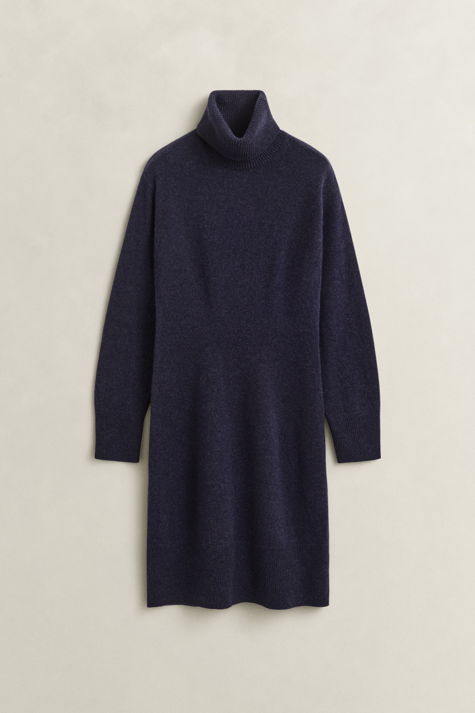 Image of Gant Strickkleid "WOOL CASHMERE ROLLNECK"