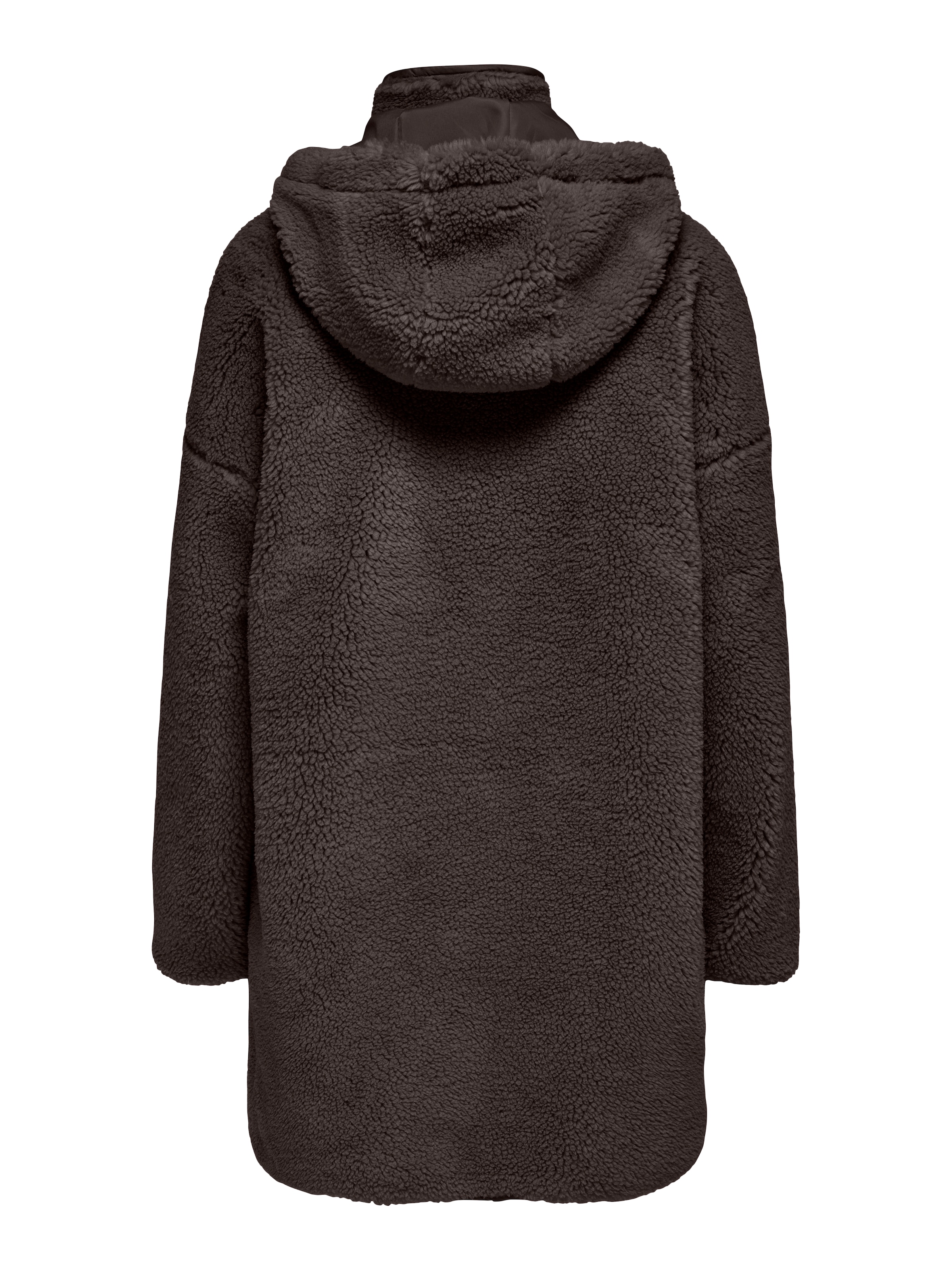 ONLY Plüschjacke »ONLSASCHA SHERPA JACKET LIFE OTW NOOS« mit Kapuze Kunstfaser, regular fit