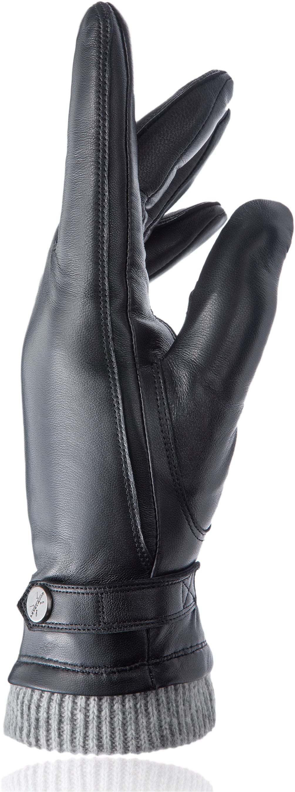 PEARLWOOD Gants en cuir »SUNNY« 1 Paar,  anschmiegsamer Elastikbund schütz vor Wind, Regen, Kälte und Schmutz