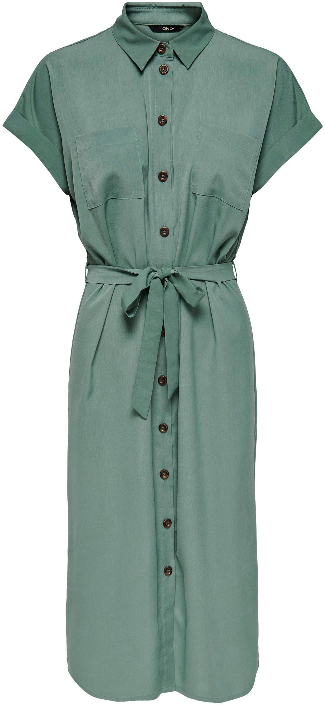 ONLY Hemdblusenkleid »ONLHANNOVER S/S SHIRT DRESS NOOS WVN« Brusttaschen Sommerkleid