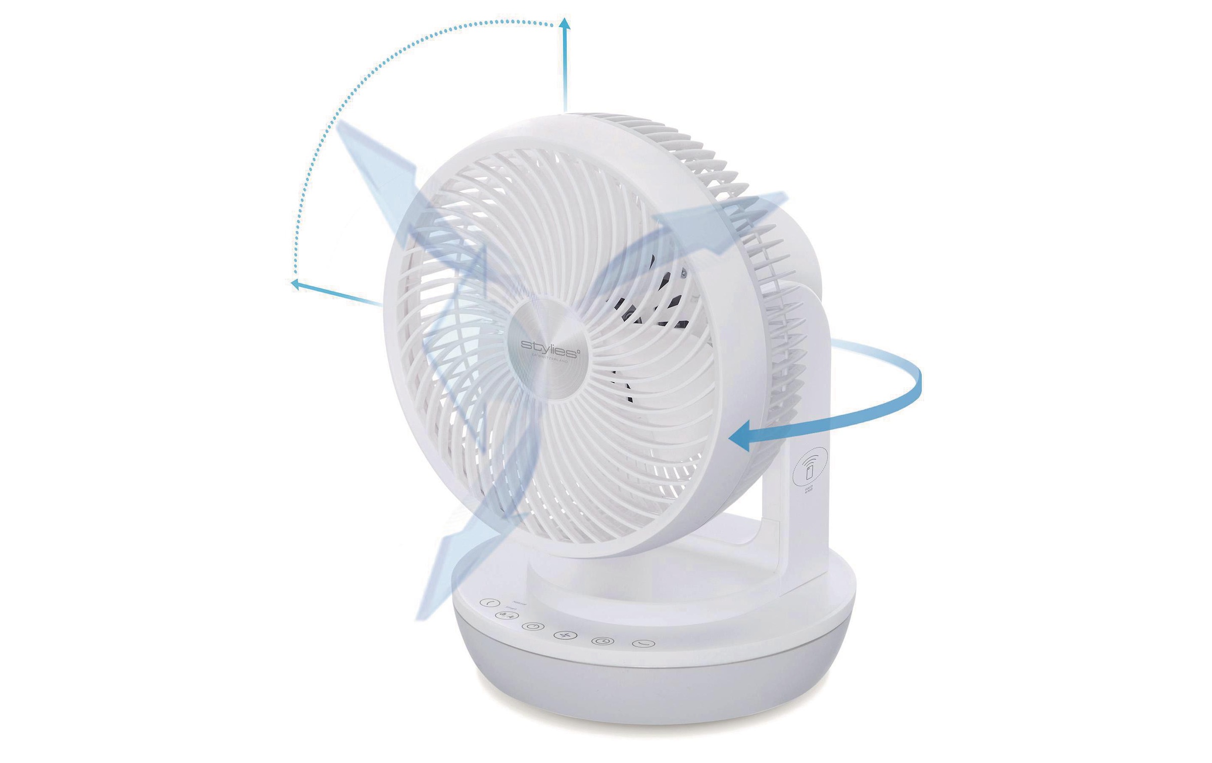 Tischventilator »Stylies by Koenig Tara Weiss«