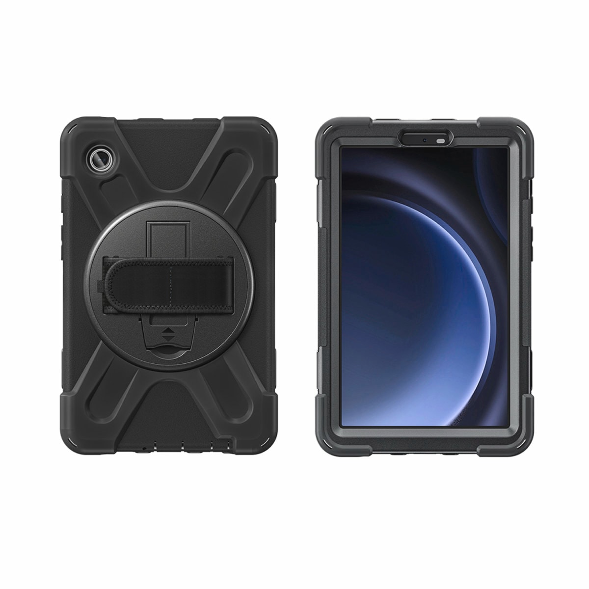4smarts Tablet-Hülle »Rugged Case Grip für Samsung Galaxy Tab A9«, Backcover, Schutzhülle, Schutz, Sturzschutz, stossfest