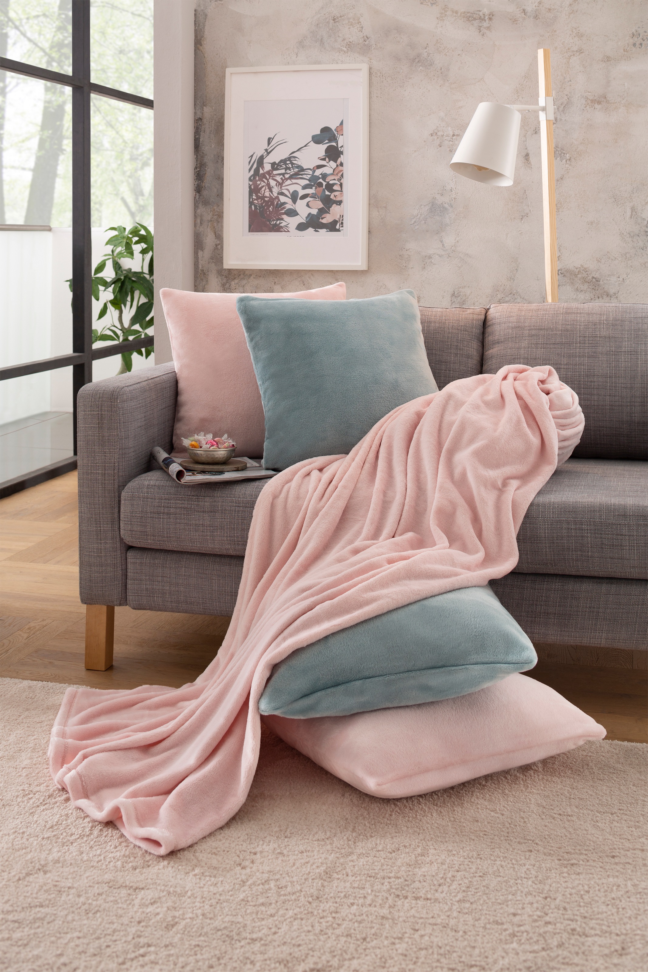 OTTO home "Jil weich, TOPSELLER" aus super weichem Kuschelfleece, Kuscheldecke, Premium Qualität