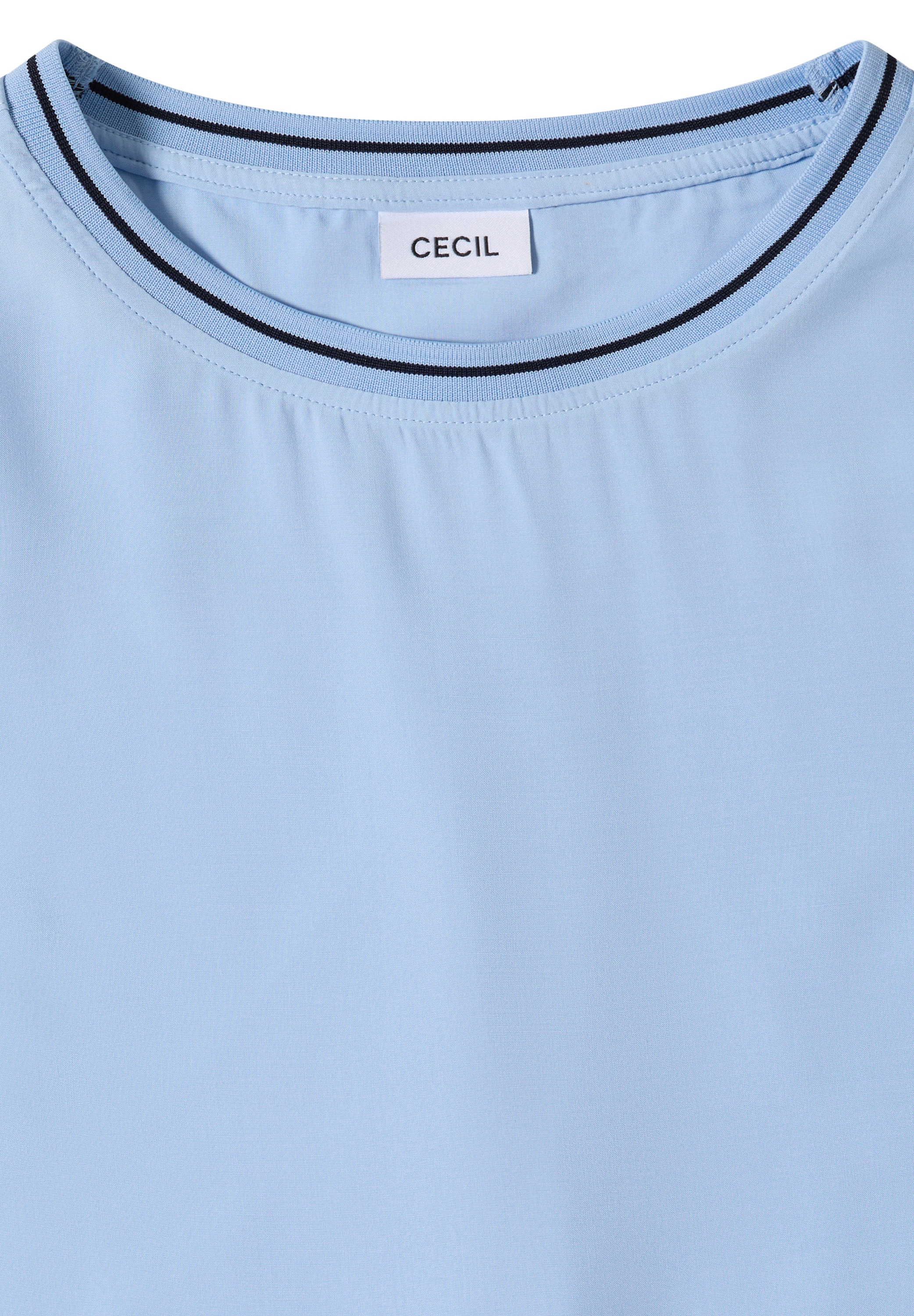 Cecil Chemisier à chemise Détail rayé à l'encolure, qualité viscose