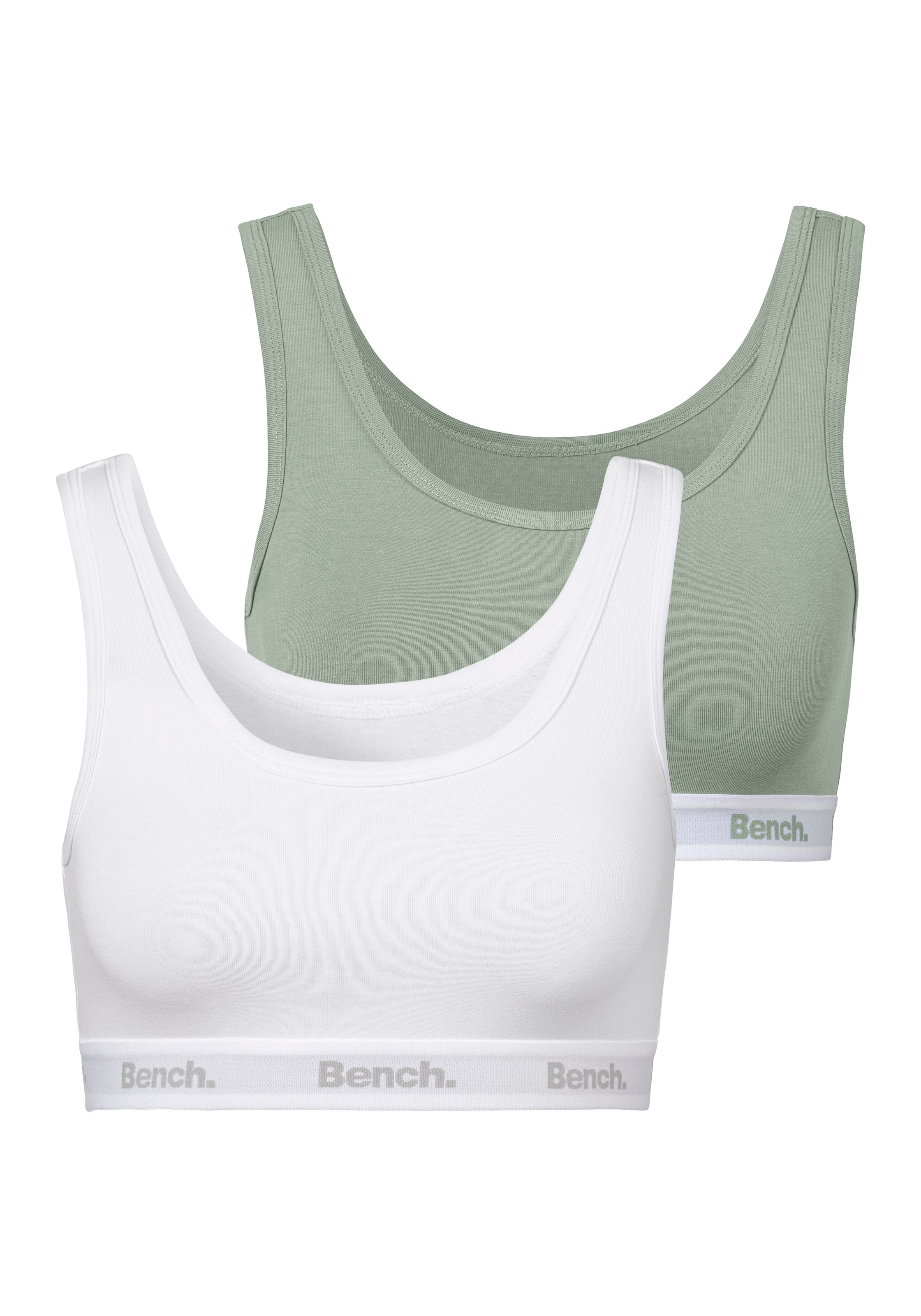 Image of Bench. Bustier, (Packung, 2 tlg., 2 Stück), mit Logo-Webbündchen bei Ackermann Versand Schweiz