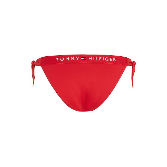 Tommy TIE CHEEKY »TH ♕ Bikini-Hose versandkostenfrei Tommy mit Hilfiger Swimwear Logoschriftzug BIKINI«, Hilfiger kaufen SIDE