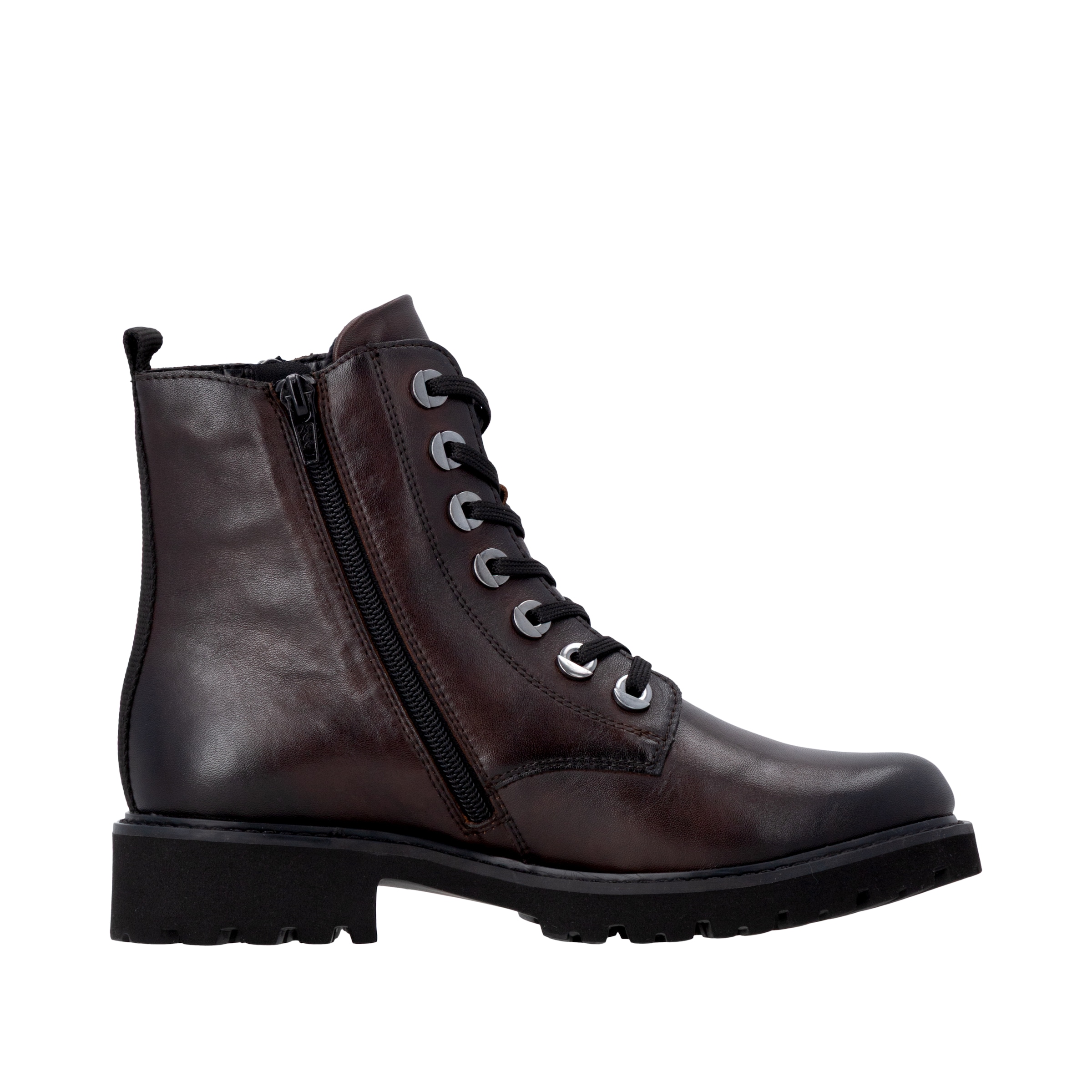 Remonte Bottes à lacets  talon bloc, bottines, boots à lacets, look usé à la mode