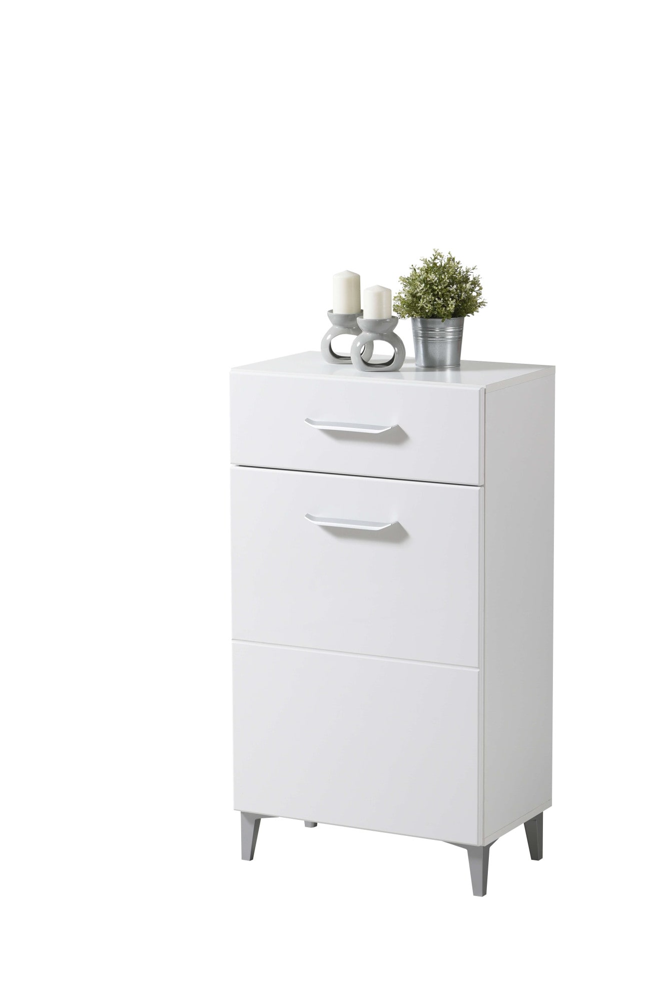 Image of Home affaire Schuhschrank "Como, Schuhkommode, Schuhregal, Höhe 105 cm" in Opaque Weiss mit MDF-beschichtet Fronten, modernes Design
