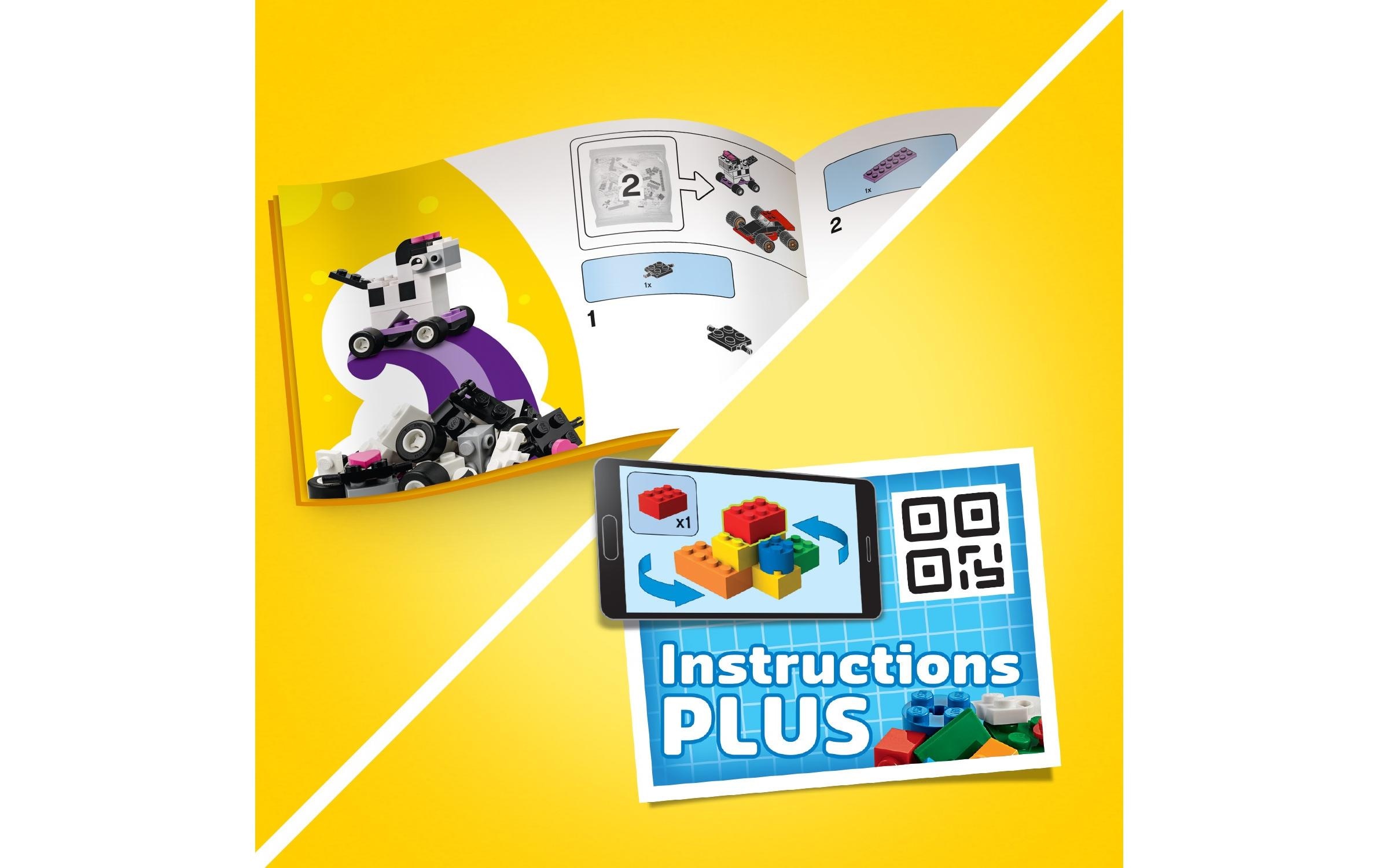 LEGO® Konstruktionsspielsteine »Steinebox mit Rädern«