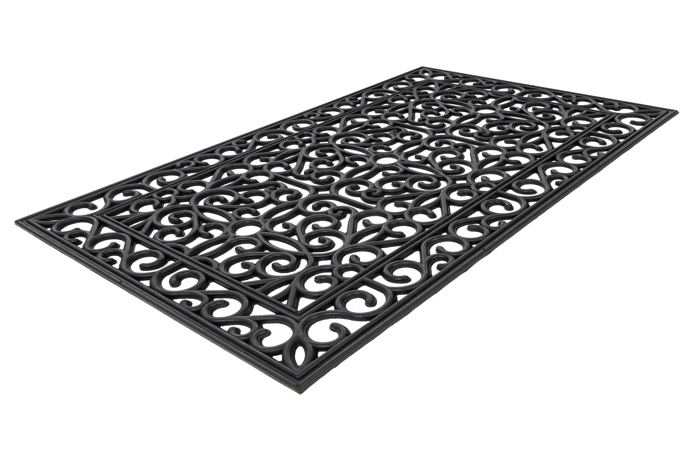 Kayoom Fussmatte »Everyday 125« rechteckig 8 mm Höhe Türmatte, Gummi, Eingang, Welcome