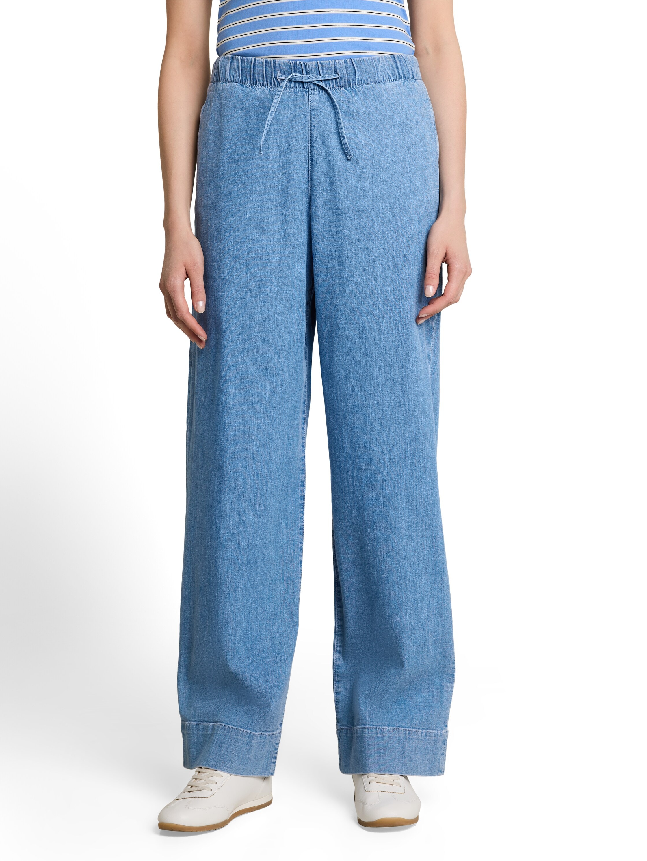 Image of TOM TAILOR Denim Weite Jeans mit elastischem Bund