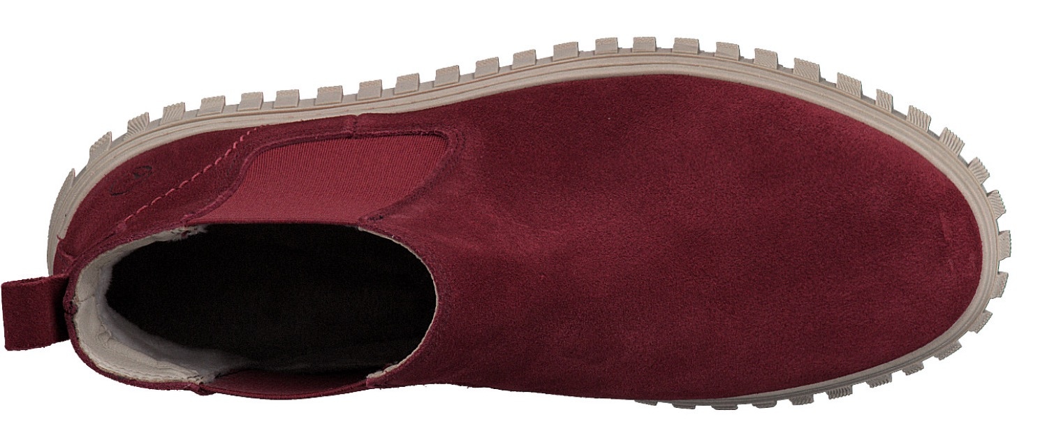 Tamaris Chelseaboots, Plateau, Stiefelette, Boots mit beidseitigem Stretcheinsatz