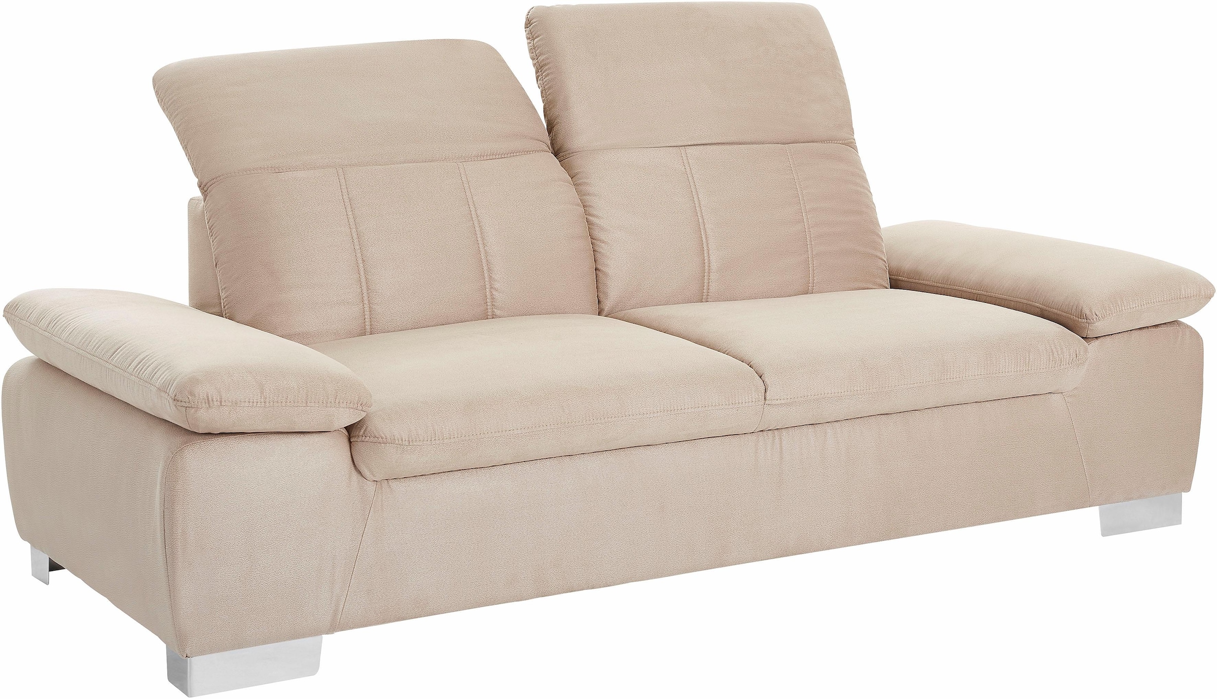 DOMO collection 2,5-places »Milan inklusive komfortablen Federkern für mehr Sitzkomfort« mit Rückenverstellung