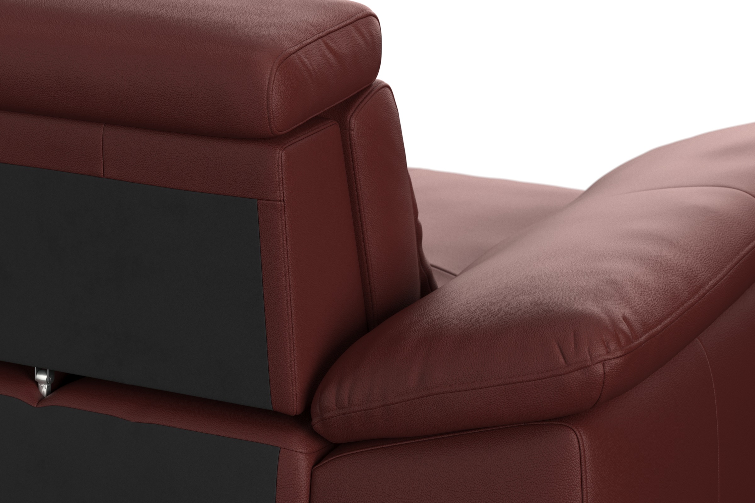 sit&more Ecksofa »Cabrio L-Form, B: 295 cm, mit Sitztiefen-, Arm- & Kopfteilverstellung«, 2 Nierenkissen, Federkern, optional Bettfunktion und Stauraum