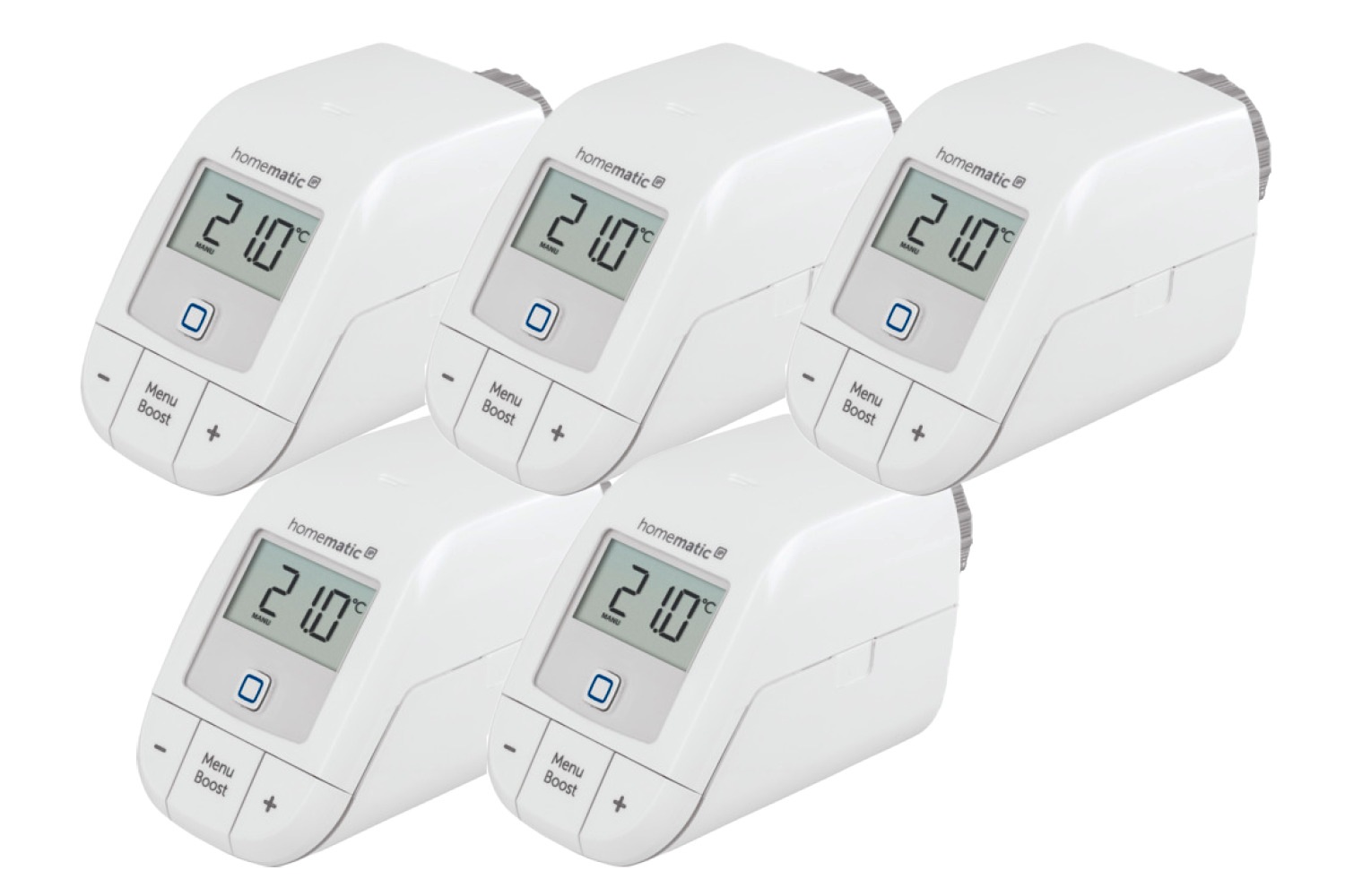 Image of HomeMatic Smart-Home-Steuerelement »Heizkörperthermostat – basic 5er Set« bei Ackermann Versand Schweiz