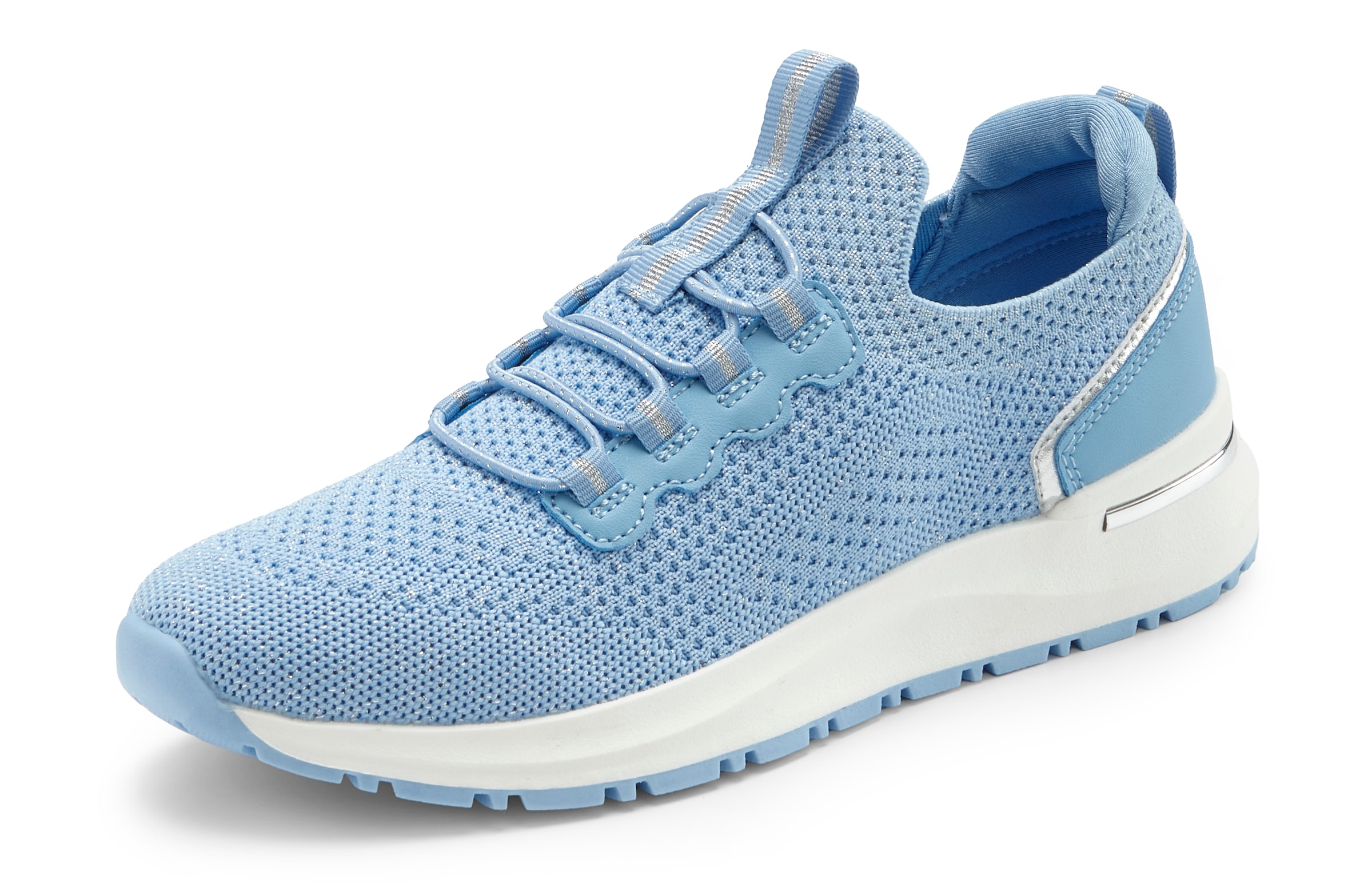 Vivance »Freizeitschuh, Halbschuh,«  mit elastischen Schnürbändern, mit Stretcheinsatz, runde Schuhspitze