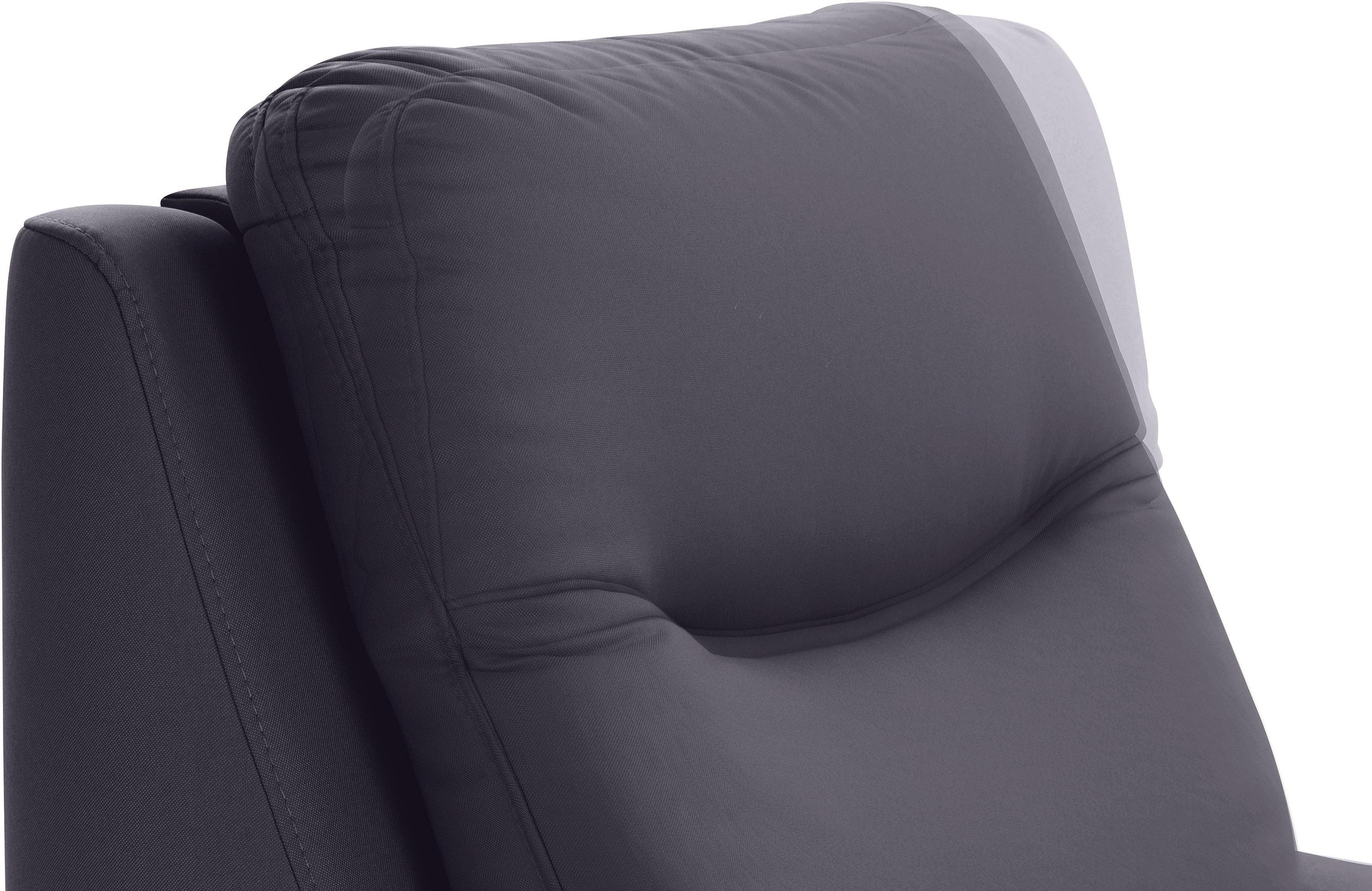 sit&more Fauteuil »Boccaccio« inklusive Federkern und Kopfteilverstellung,