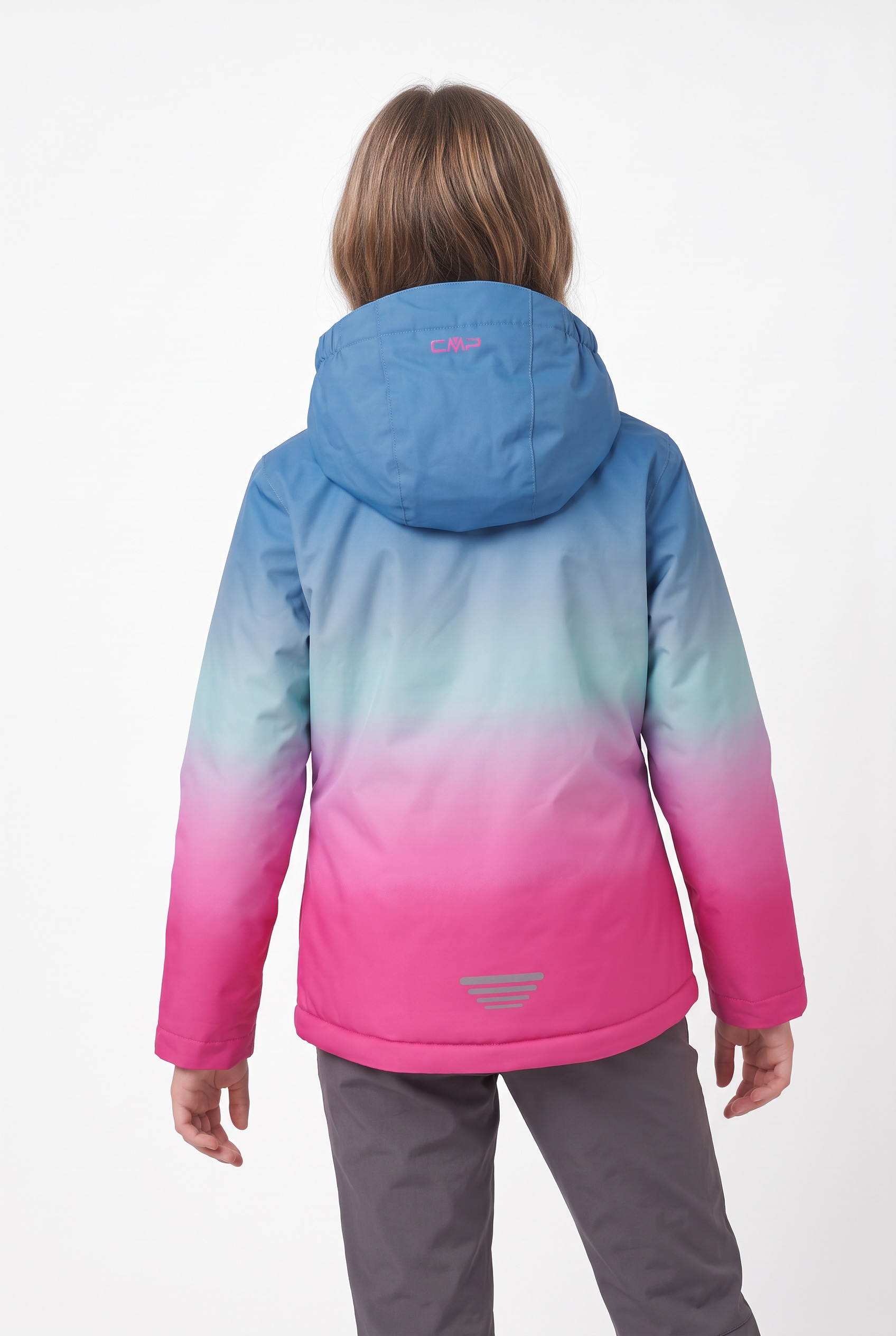 CMP Schneejacke »KID G JACKET SNAPS HOOD« mit Kapuze winddicht, wasserdicht, getapte Nähte