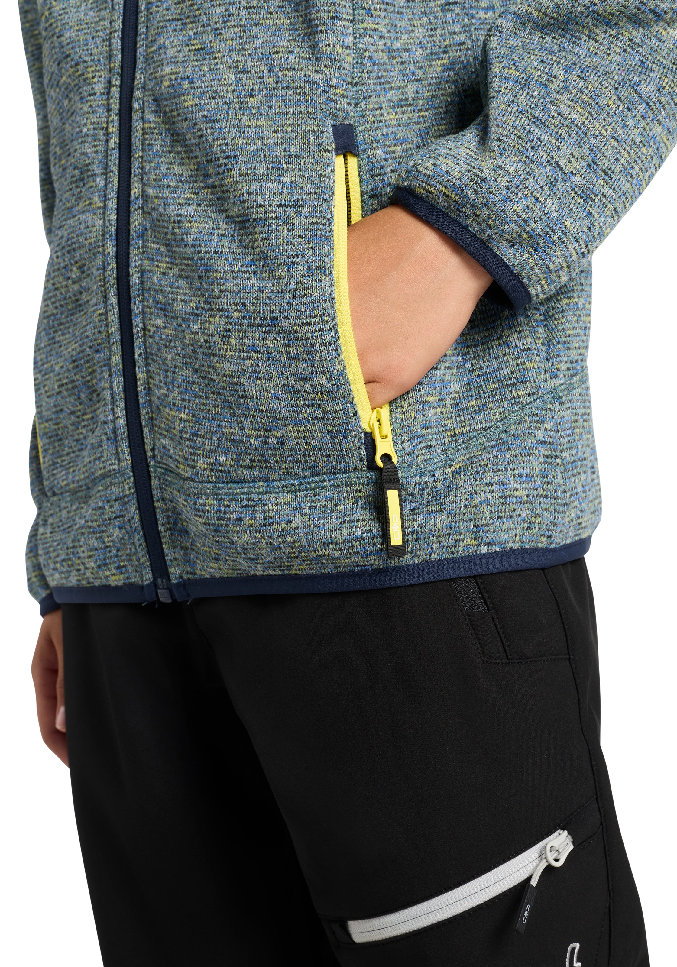 CMP Veste en laine polaire 1 cuis tlg. mit Kapuze Wärmend & Atmungsaktiv & Schnell trocknend & für Kinder