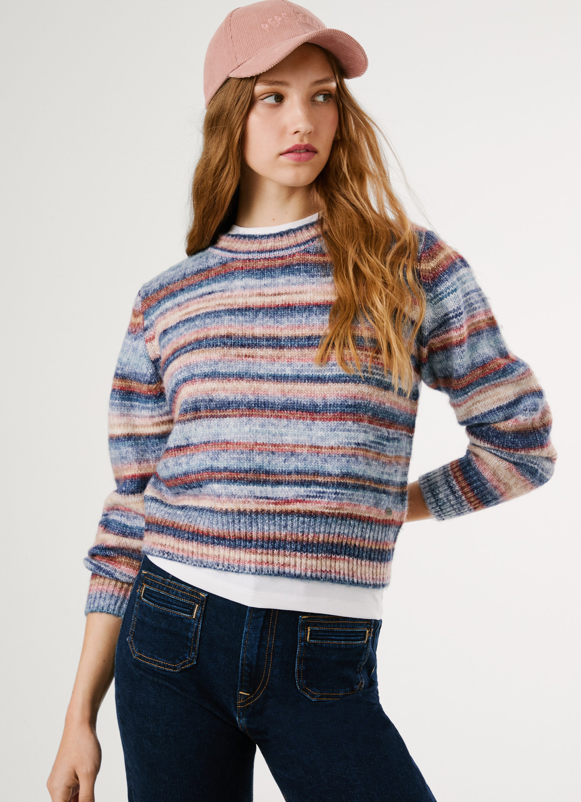 Image of Pepe Jeans Strickpullover "CELESTE CREW" mit Rundhals