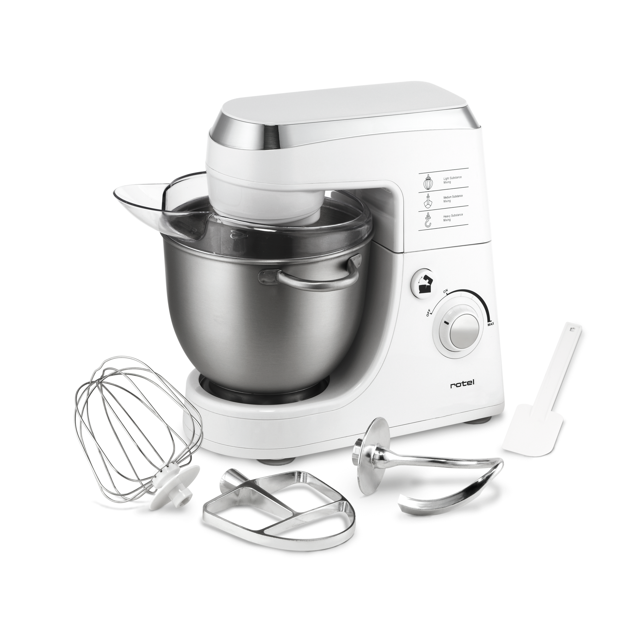 Image of Rotel Küchenmaschine »441CH1«, 350 W, 4 l Schüssel bei Ackermann Versand Schweiz