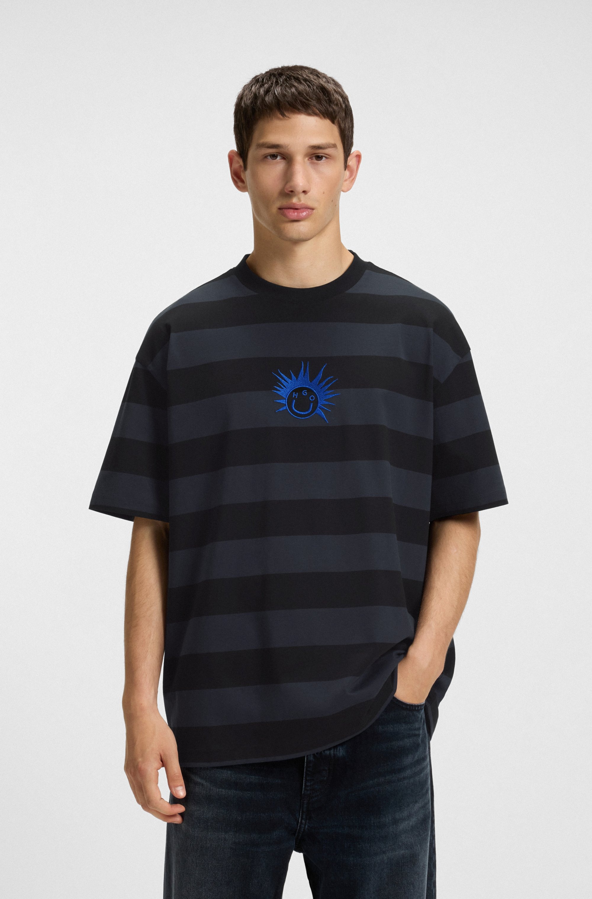 HUGO Blue T-Shirt »Nisite«, regular fit