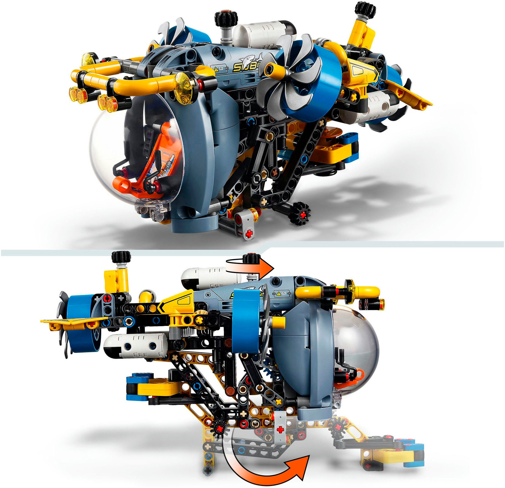 LEGO® Pions de construction »Tiefseeforscher U-Boot (42201), LEGO Technic« Made in Europe