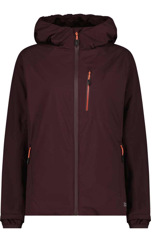 CMP Funktionsjacke »WOMAN JACKET FIX HOOD« mit Kapuze sportliche Optik, mit Kapuze, aus Polyester-Obermaterial