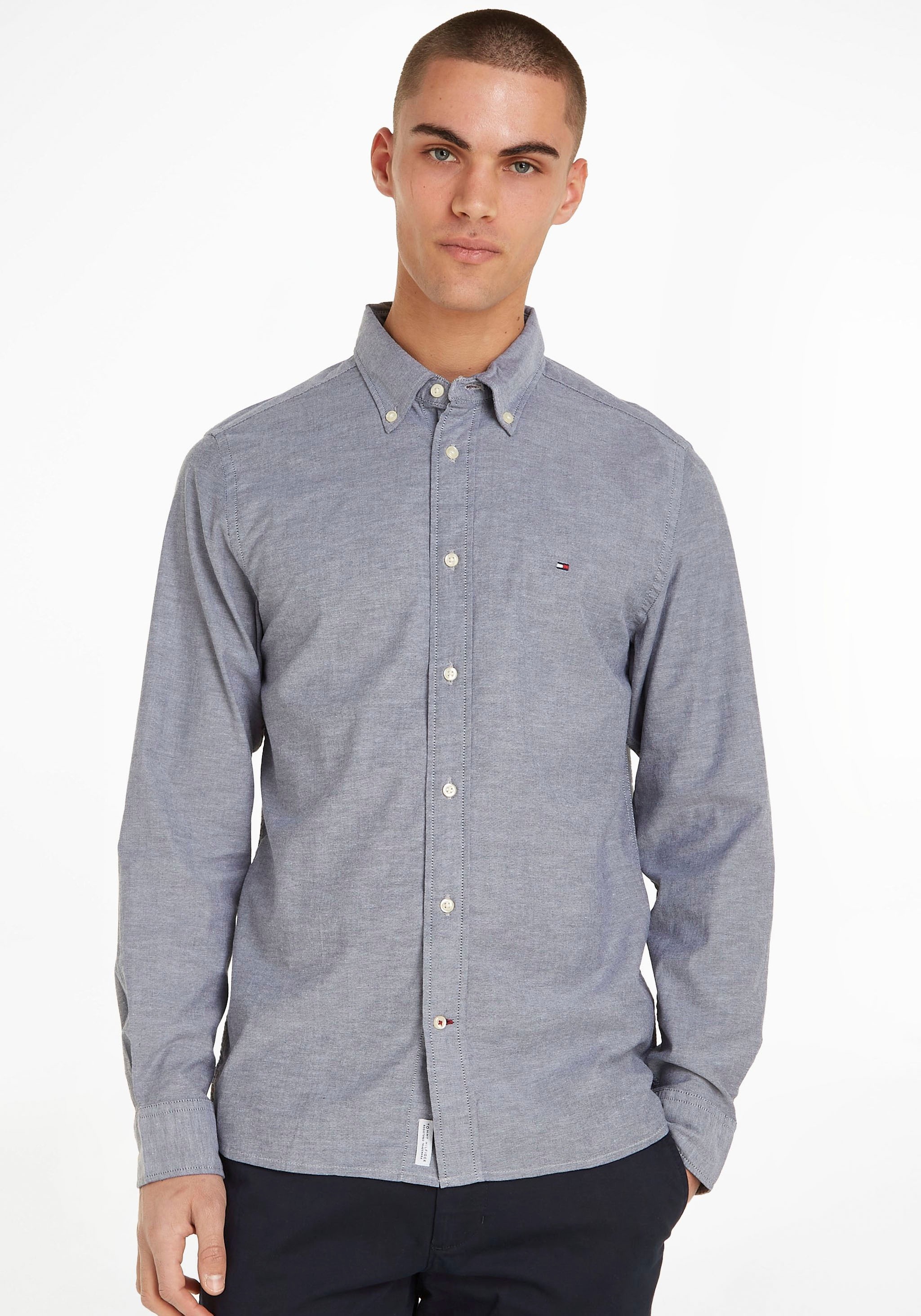 Tommy Hilfiger Langarmhemd »LA-Hemd Flex 1985 Oxford«