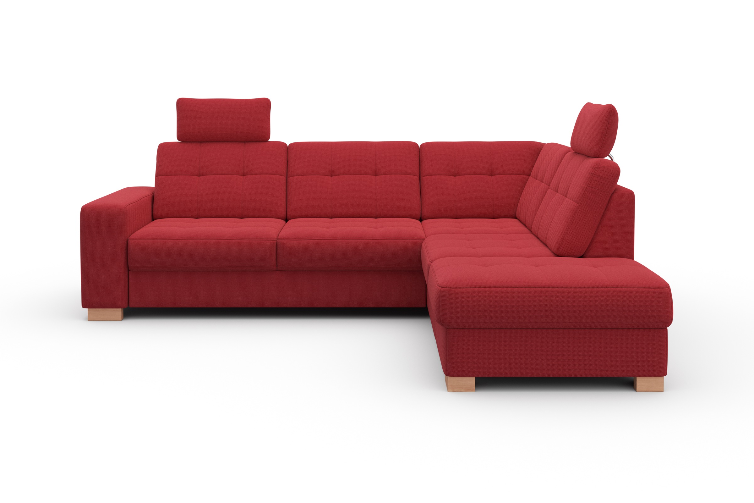 sit&more Ecksofa »Quincy L-Form«, wahlweise mit Bettfunktion und Bettkasten