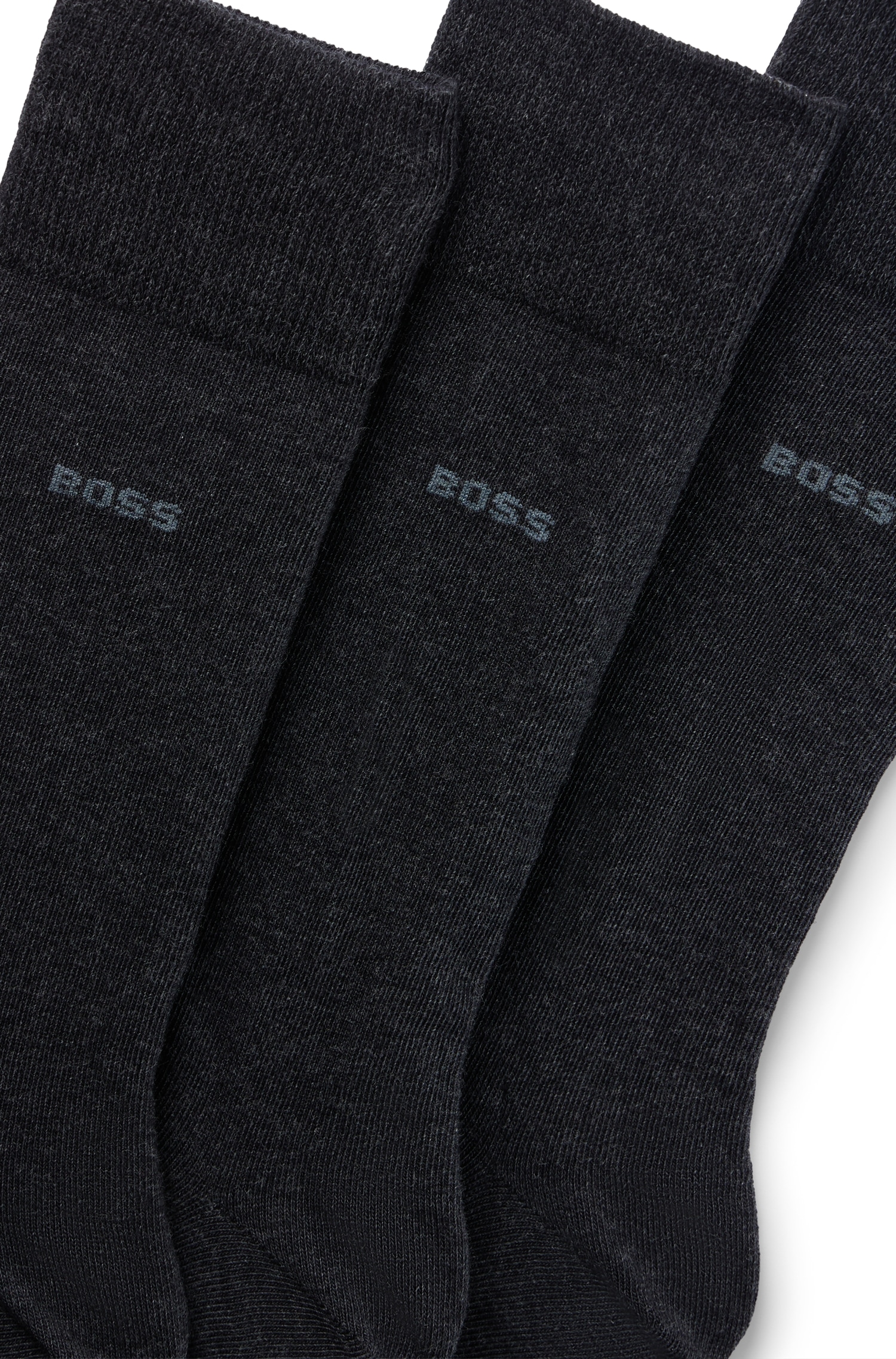 BOSS Chaussettes »3P RS Uni« 3 cuis tlg.