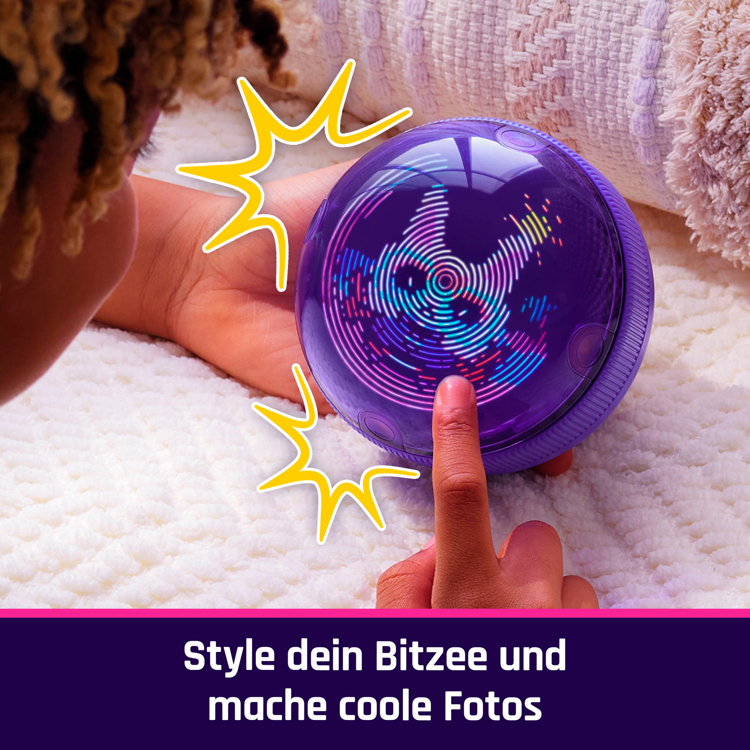 Spin Master Personnage de jeu »Bitzee Hamsterball - Digitales interaktives Spielzeug«