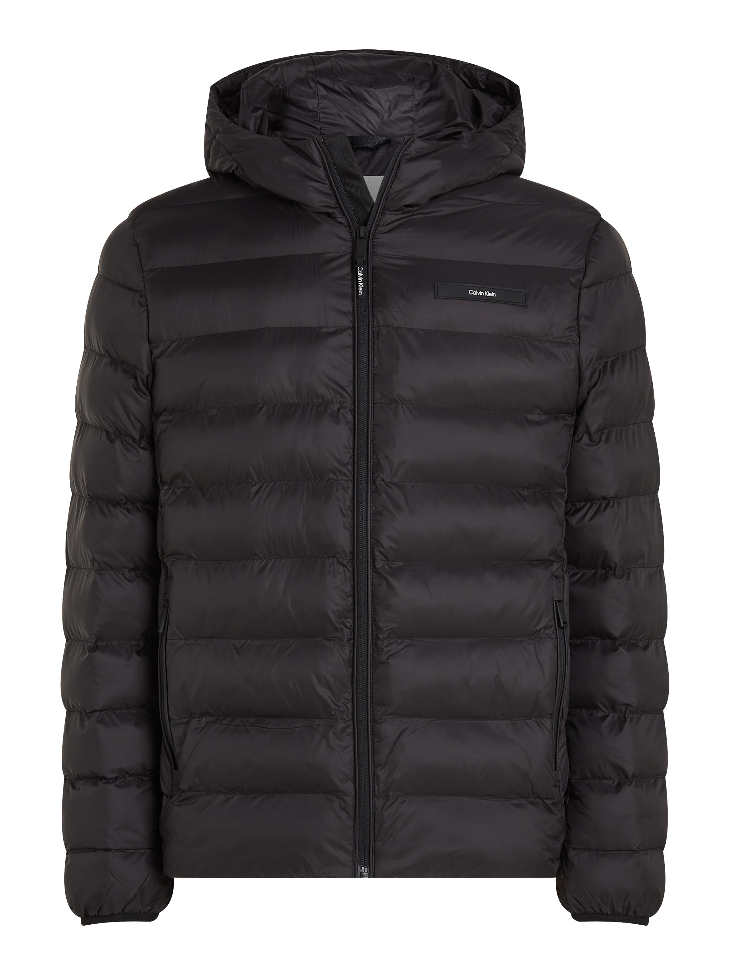 Calvin Klein Outdoorjacke »RECYCLED HOODED PUFFER JACKET«, mit Kapuze, mit Logopatch