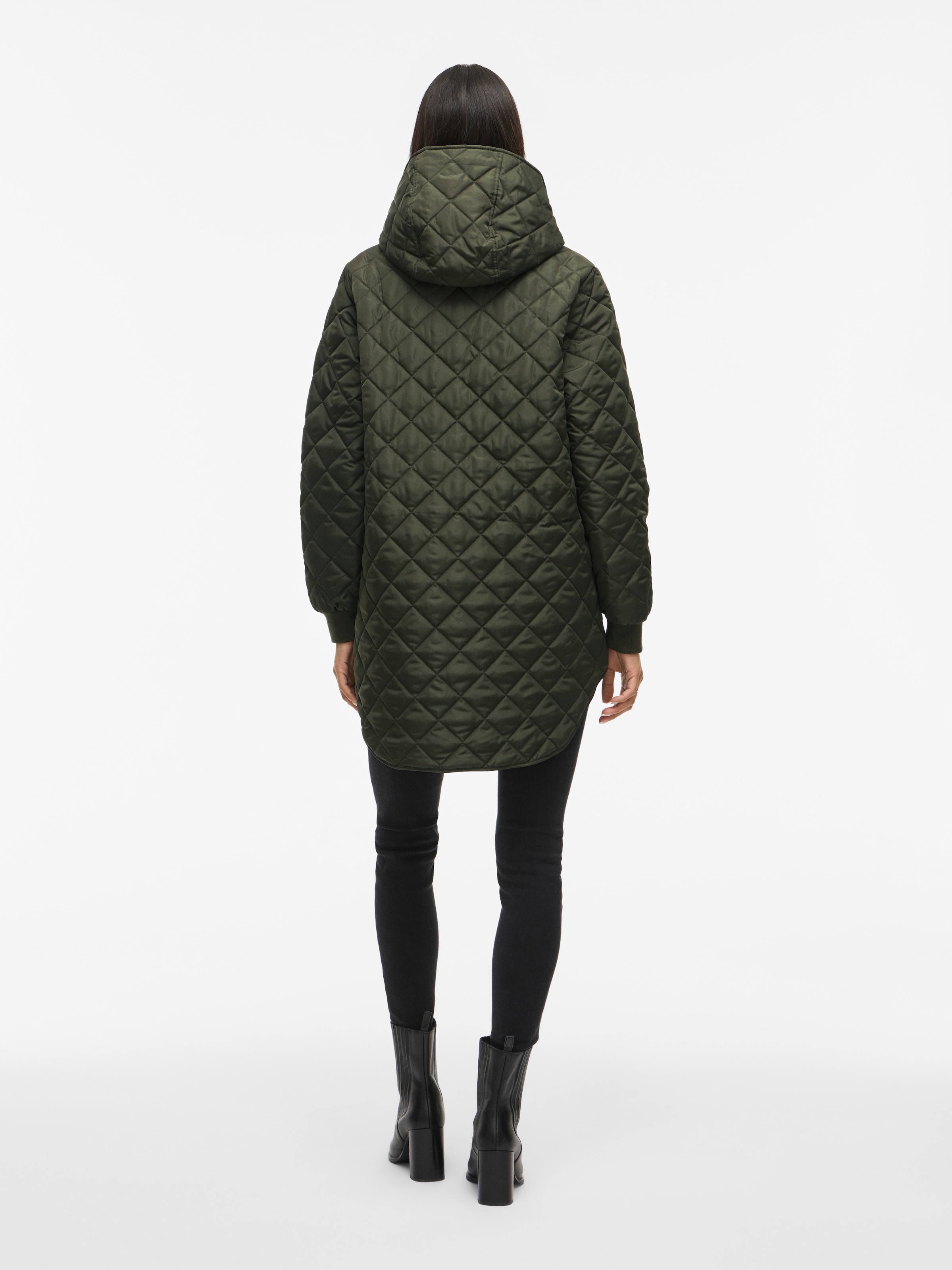 Vila Steppjacke »VITATE L/S HOODED JACKET - NOOS«, mit Kapuze