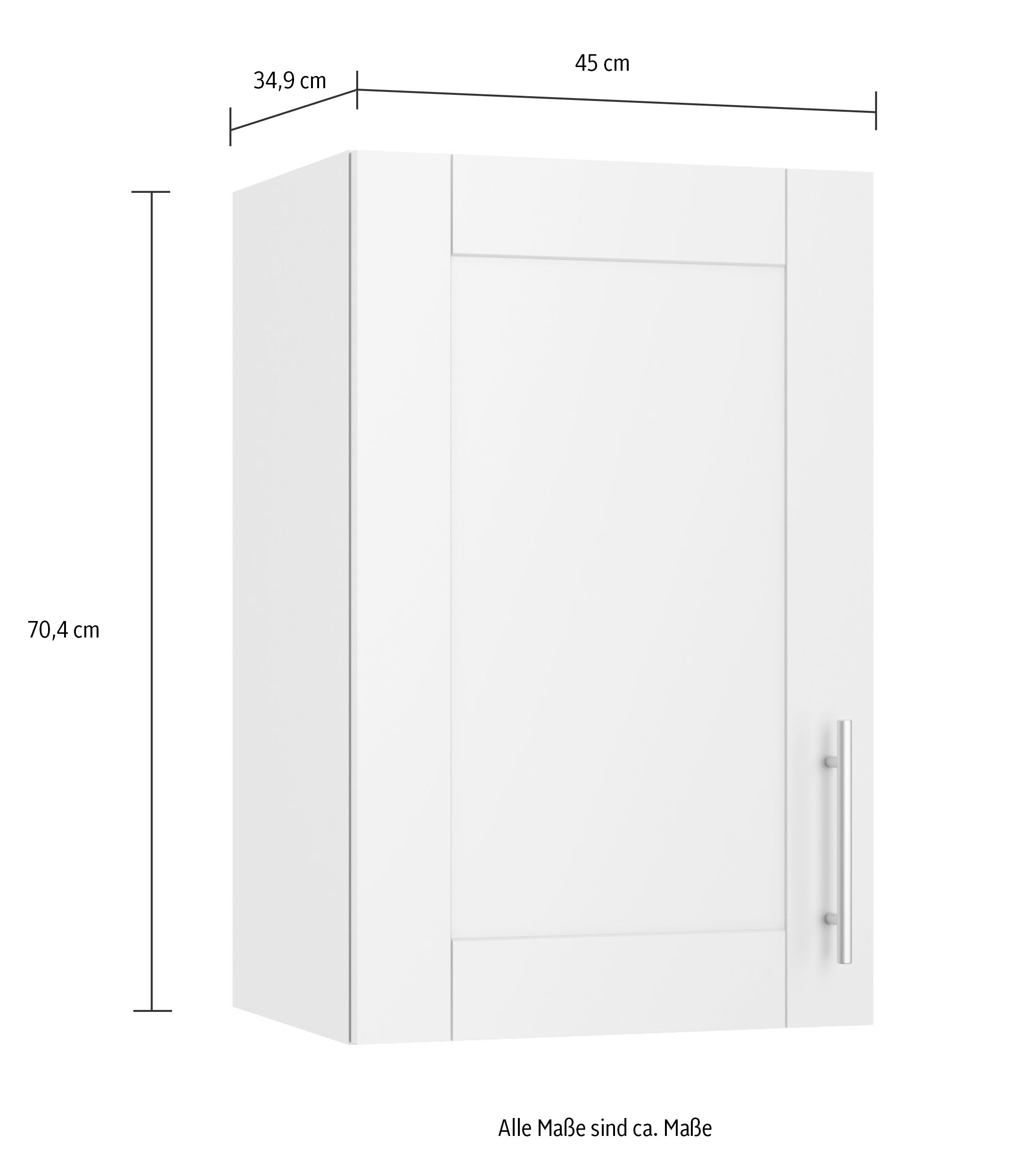 OPTIFIT Hängeschrank »Ahus«, Breite 45 cm