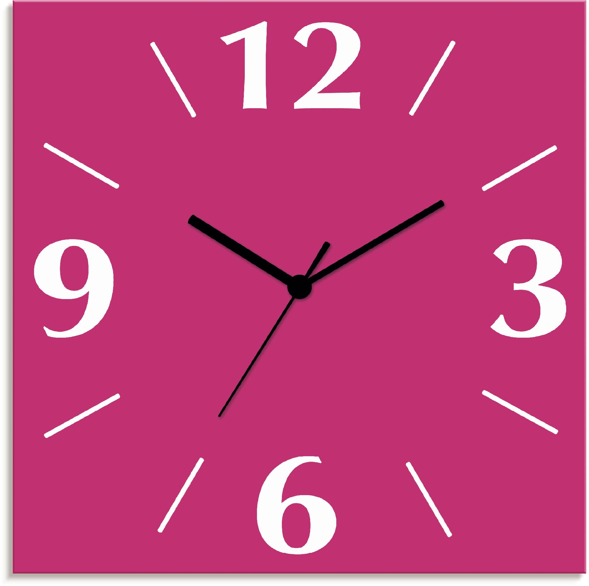 Artland Horloge murale »Uni Trendfarben« wahlweise mit  Quarz- oder Funkuhrwerk, lautlos ohne Tickgeräusche