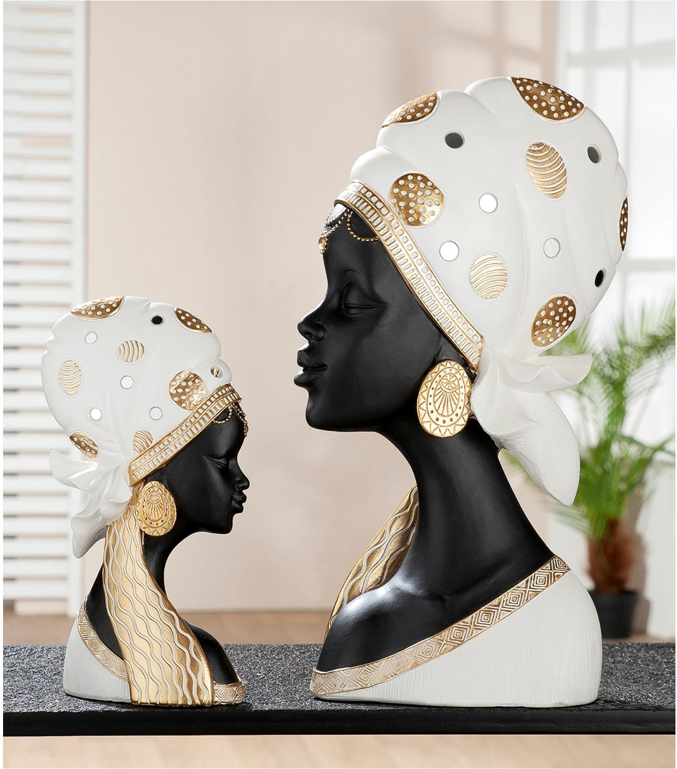Image of GILDE Afrikafigur "Lady "Mara" mit Kopftuch"