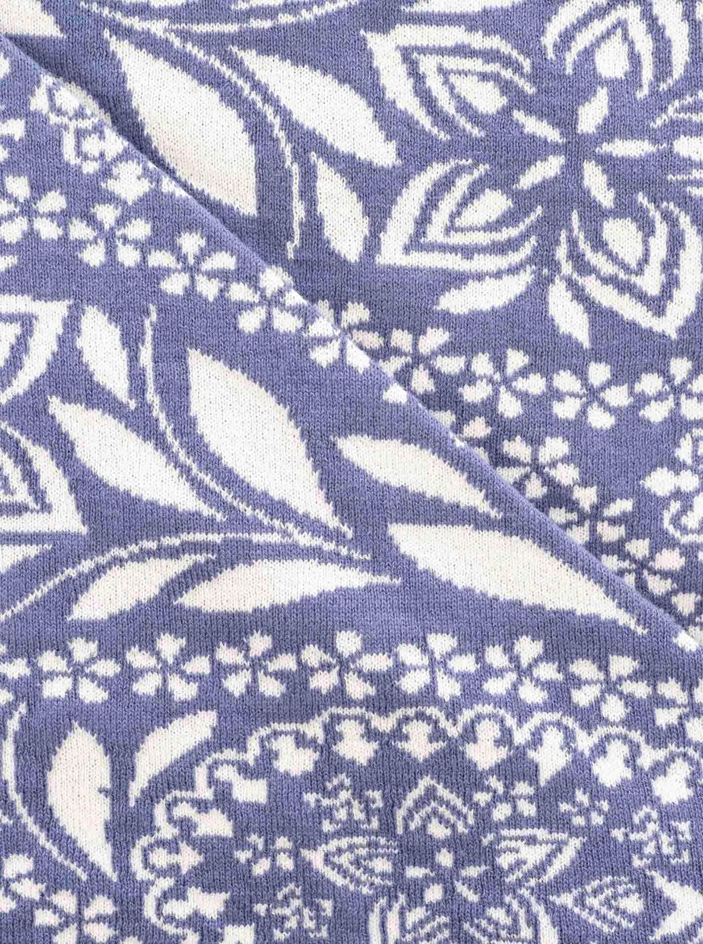 Zwillingsherz Dreieckstuch »"Paisley Blätter"« blumiges Muster, tolles Accessoire, vielseitig tragbar