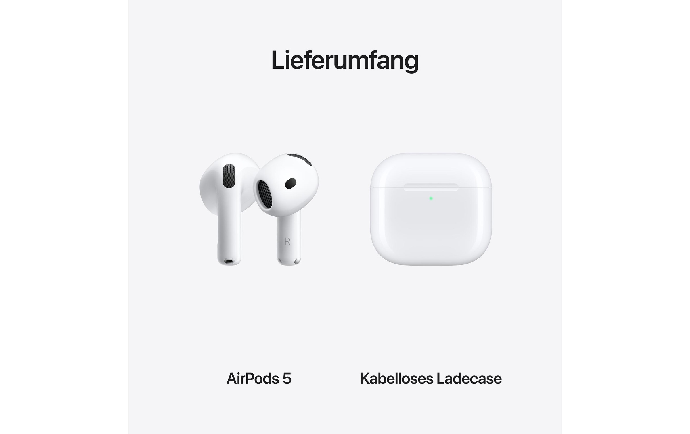 Apple In-Ear-Kopfhörer »Apple AirPods 5 ANC USB-C / Wireless Charging«